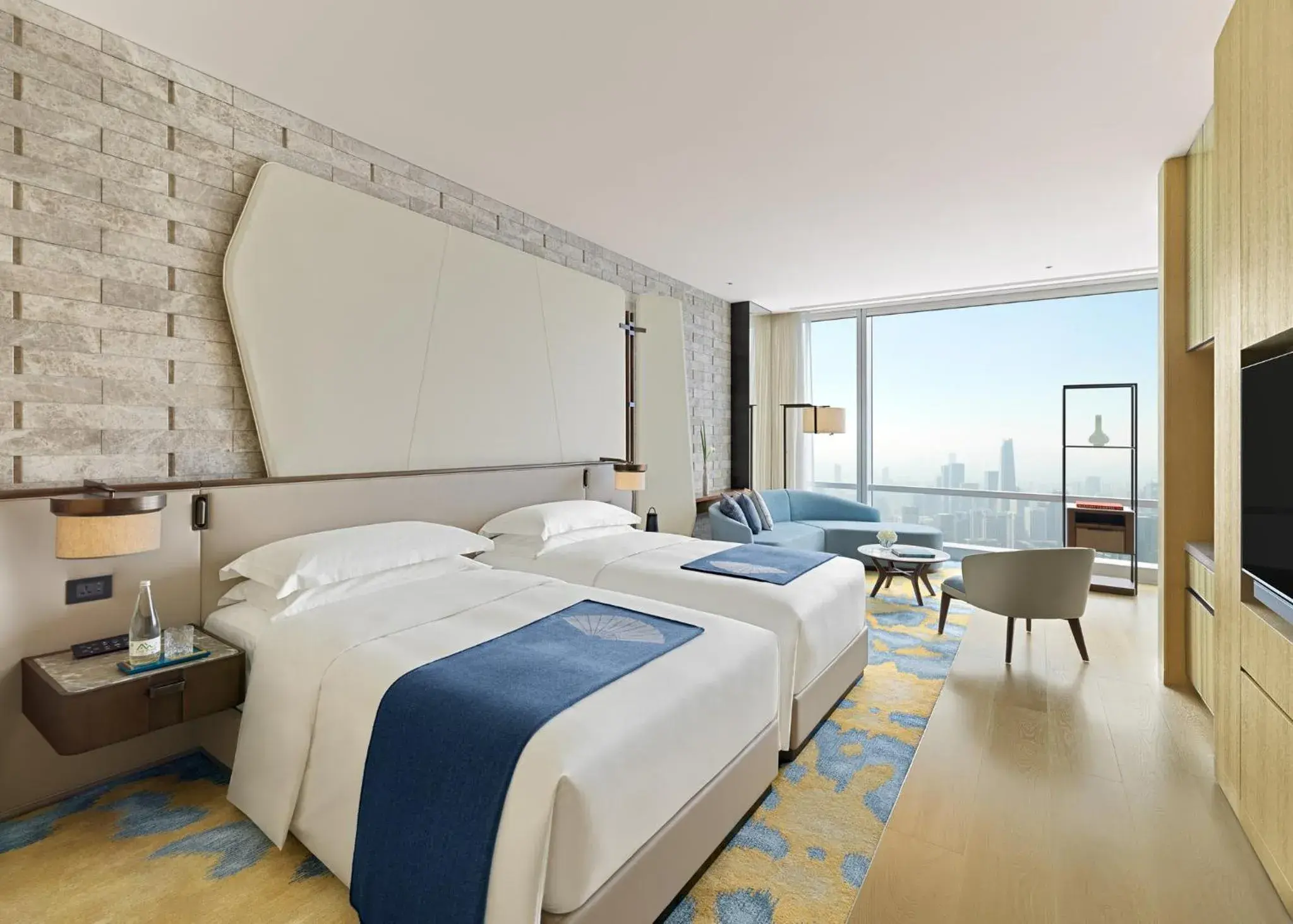Premier View Twin Room in Mandarin Oriental, Shenzhen Premier View Twin Room in Mandarin Oriental, Shenzhen