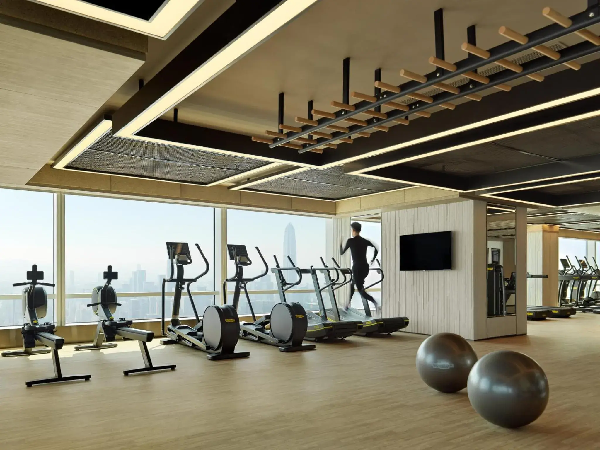 Fitness centre/facilities in Mandarin Oriental, Shenzhen Fitness centre/facilities in Mandarin Oriental, Shenzhen