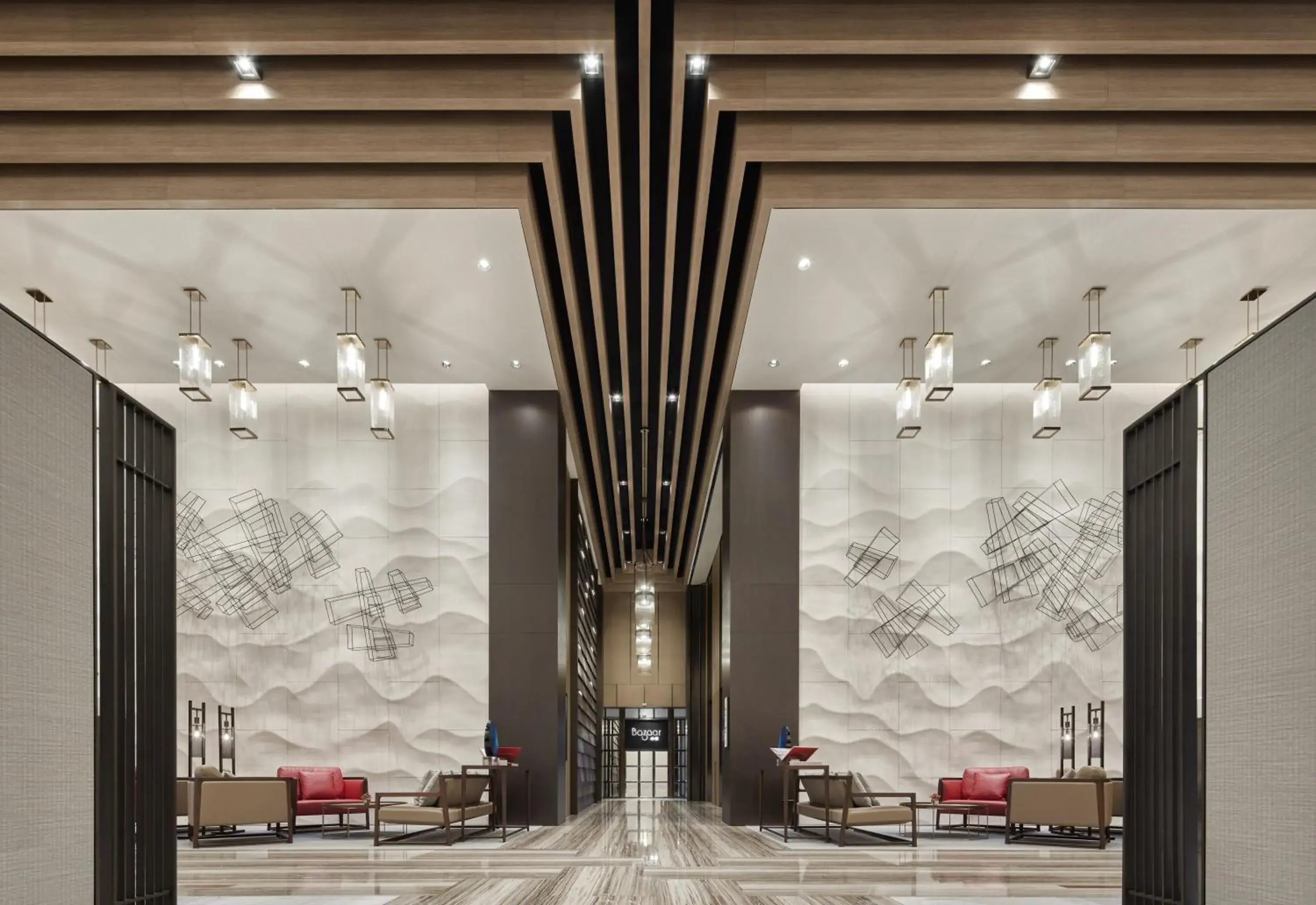 Lobby or reception in Mandarin Oriental, Shenzhen Lobby or reception in Mandarin Oriental, Shenzhen