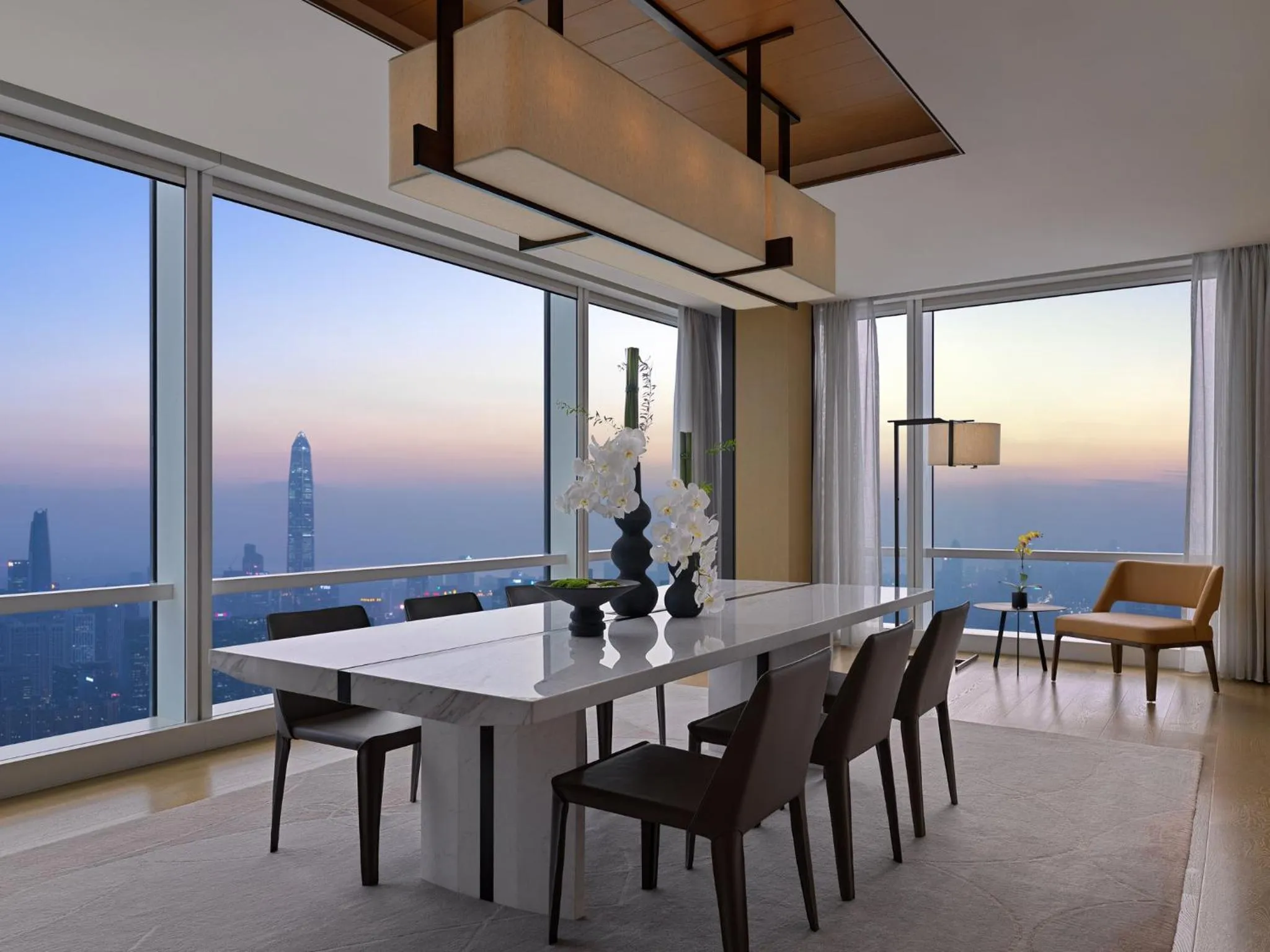 Bedroom in Mandarin Oriental, Shenzhen