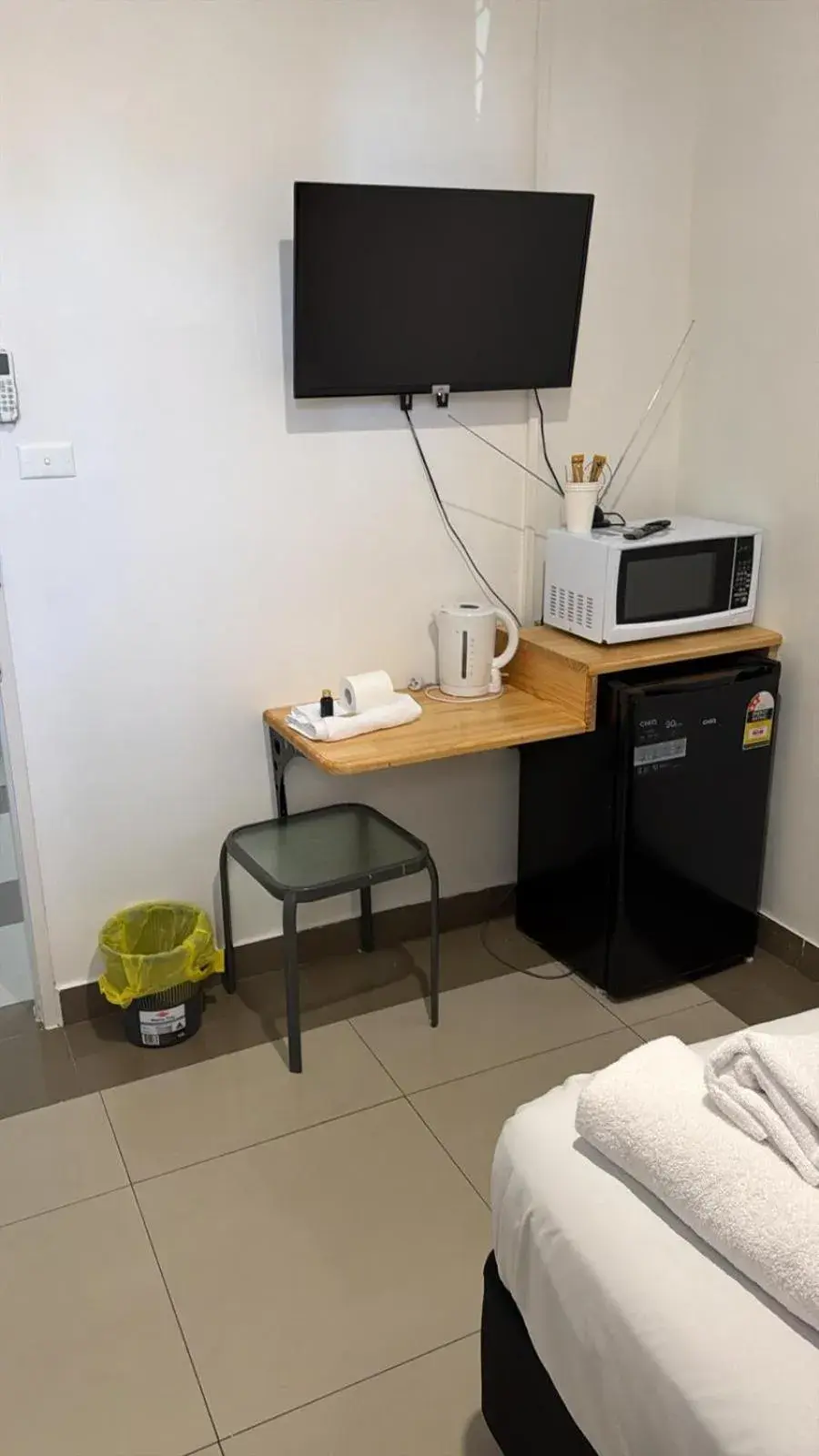 Bed in Perth City Motel Bed in Perth City Motel