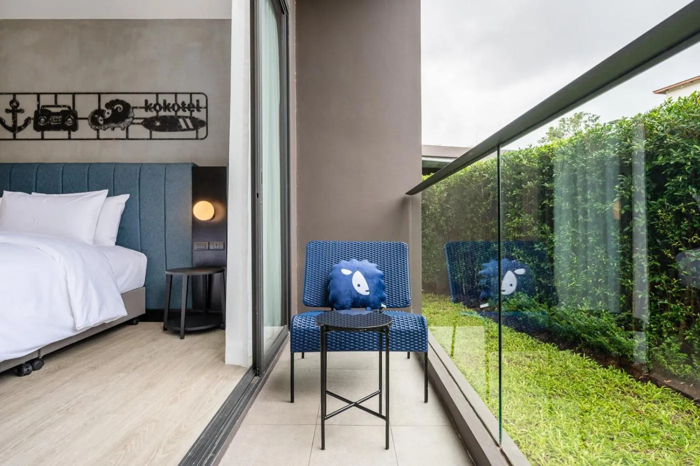 Balcony/Terrace, Bed in Kokotel Phuket Nai Yang Beach