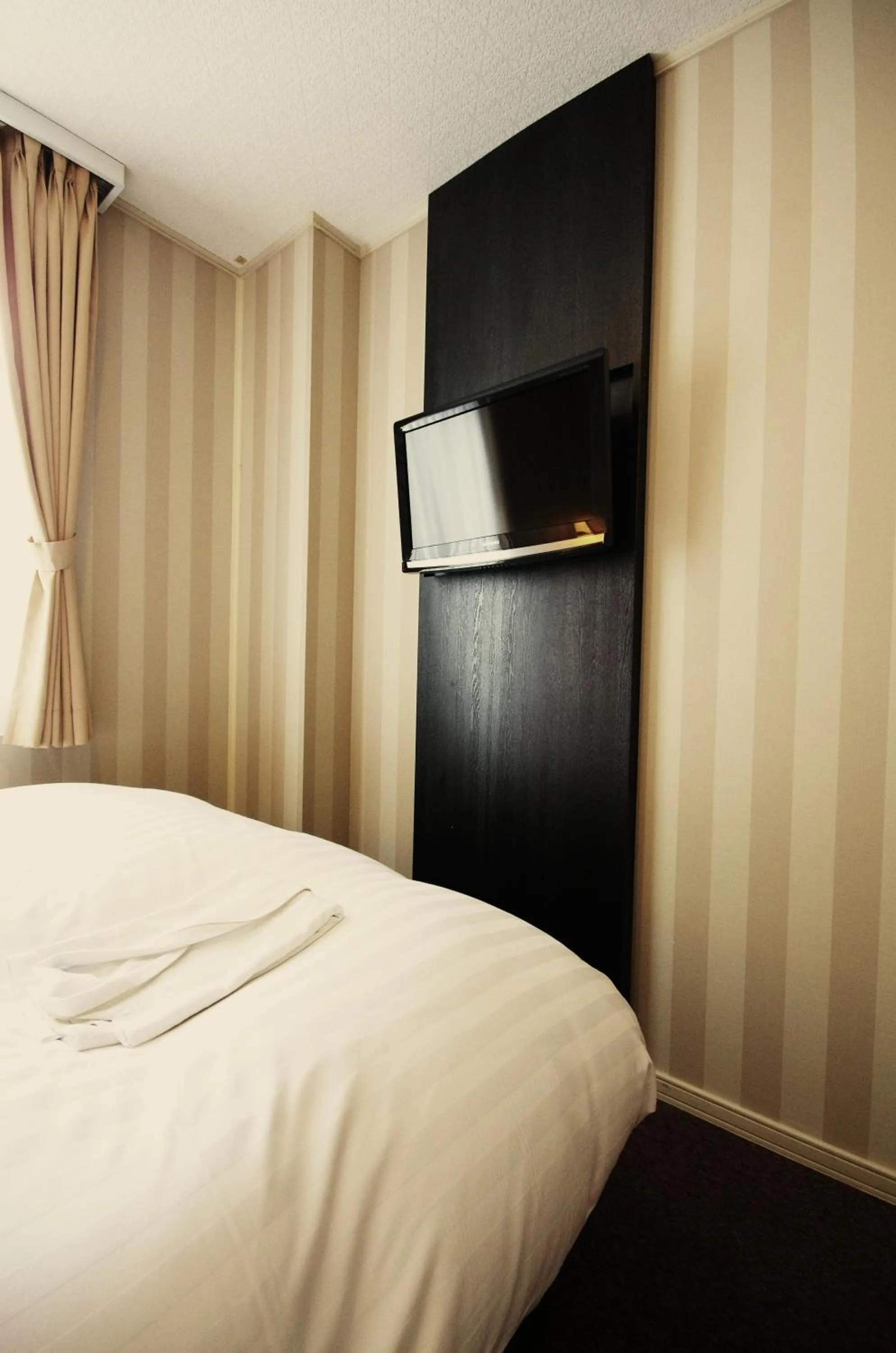 Photo of the whole room, Bed in TsukubaNoYu Urban Hotel