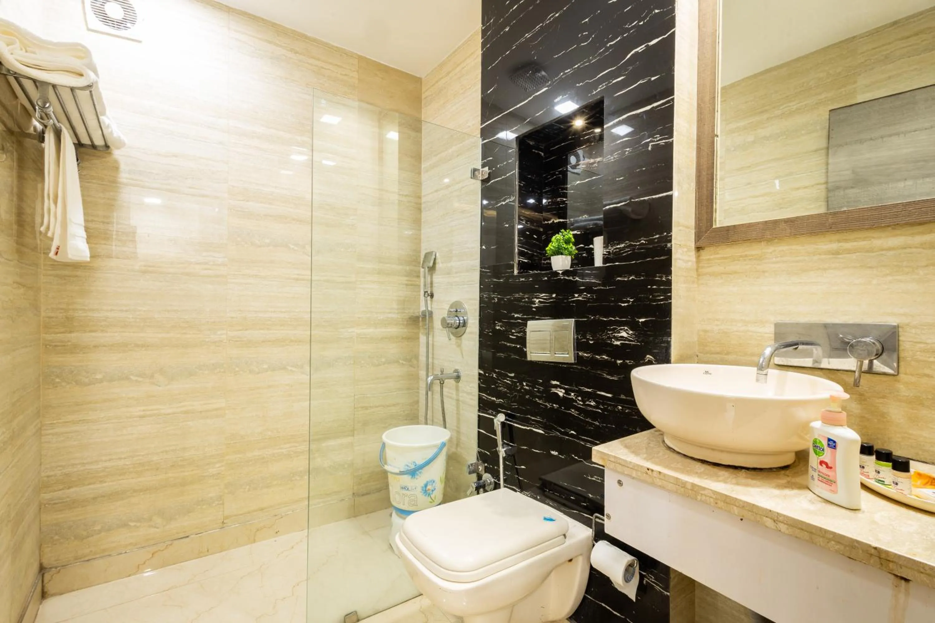 Shower in Hotel Red Castle - Karol Bagh - Where luxury meets comfort