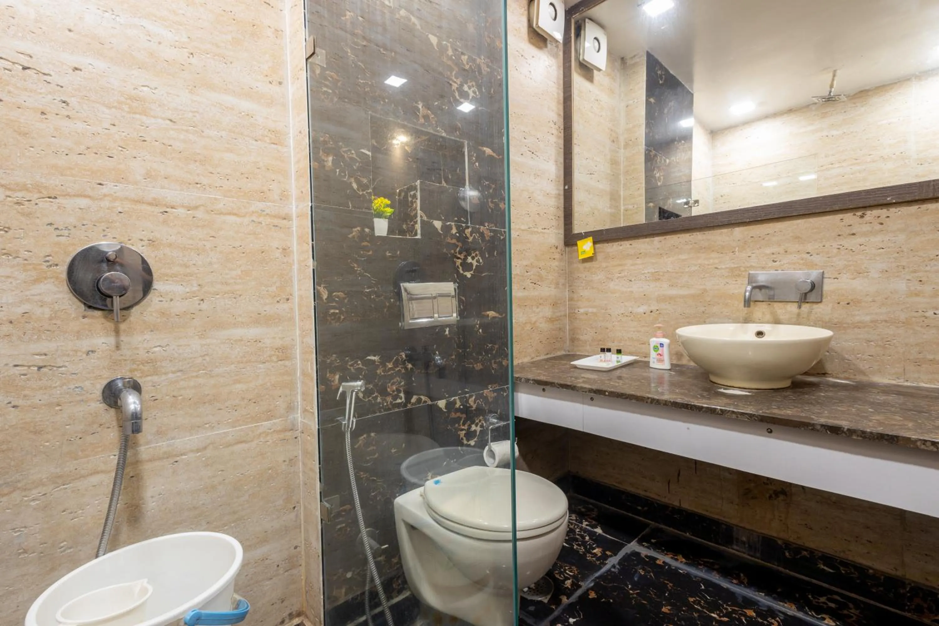 Shower in Hotel Red Castle - Karol Bagh - Where luxury meets comfort