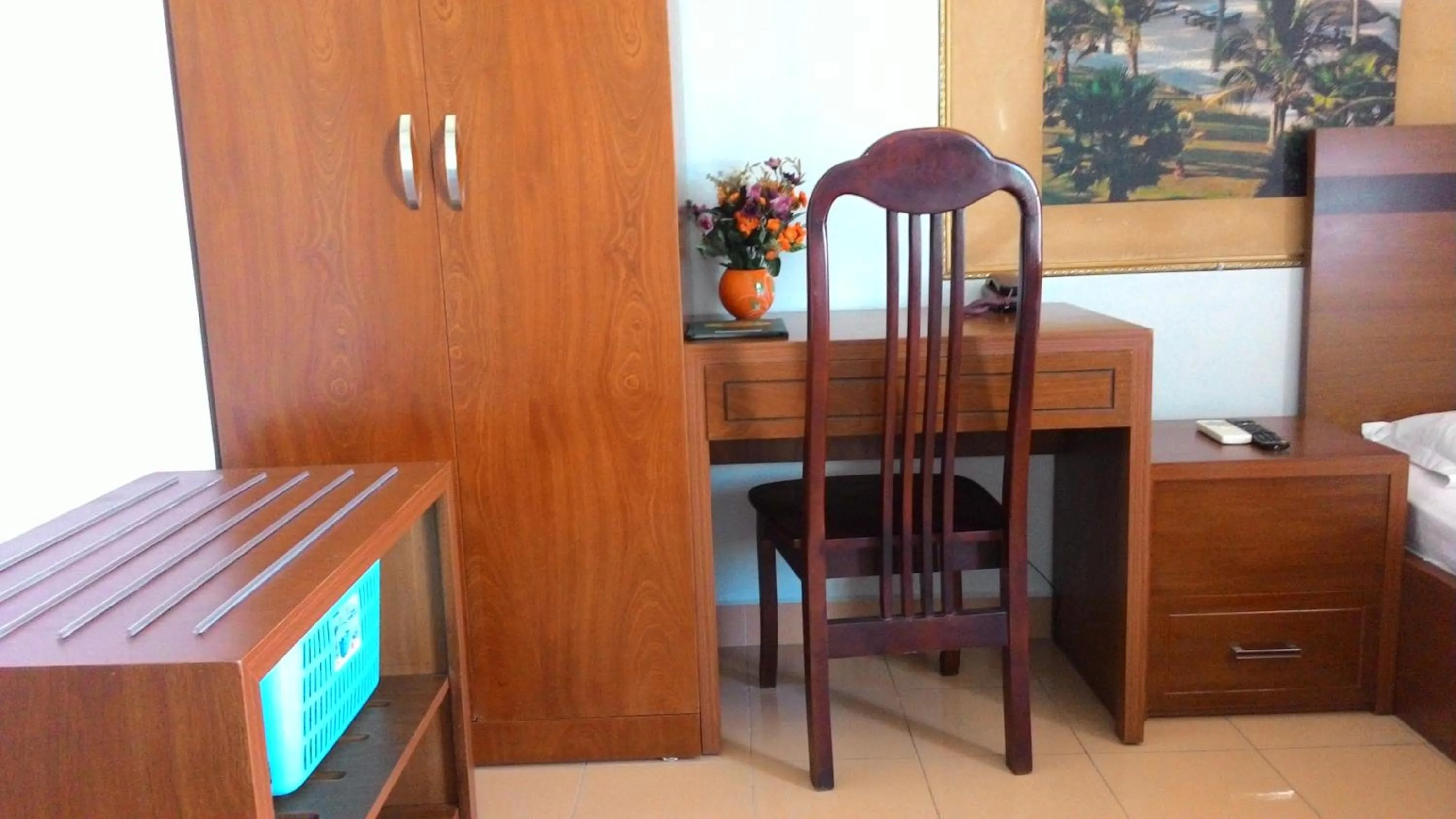 Decorative detail in Hien Luong Hotel