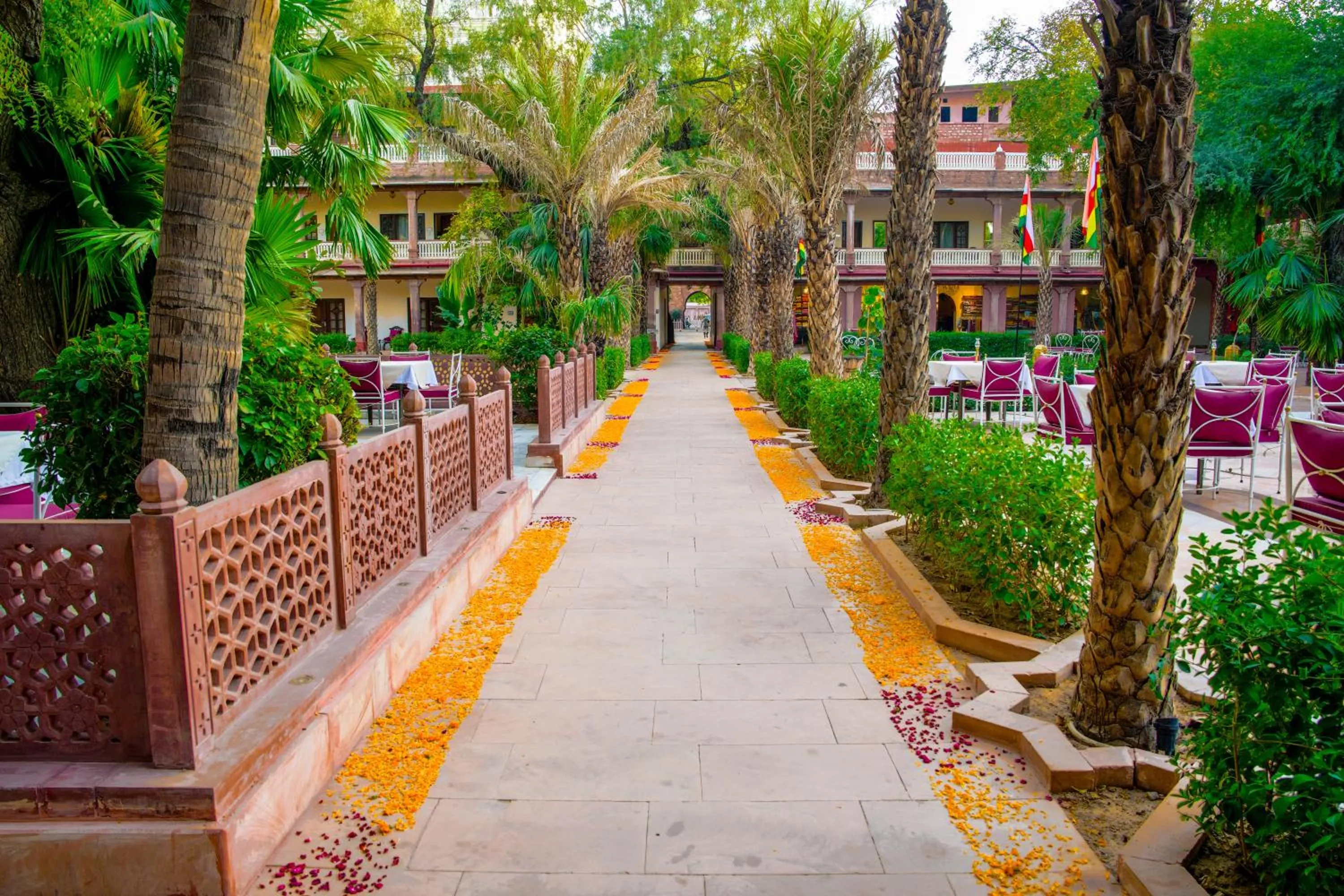 Garden in Ranbanka Palace