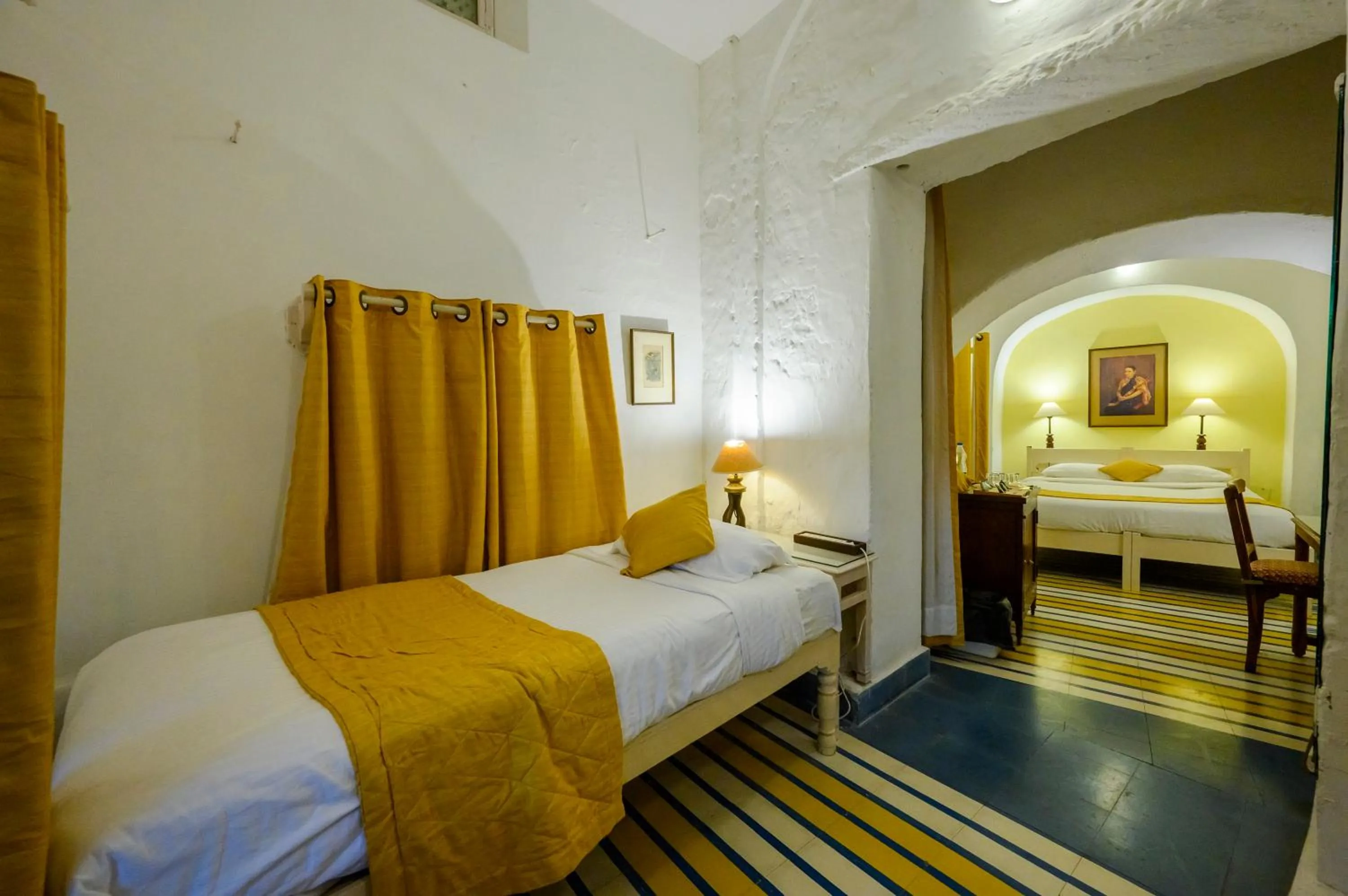 Bed in Neemrana's - Hill Fort - Kesroli