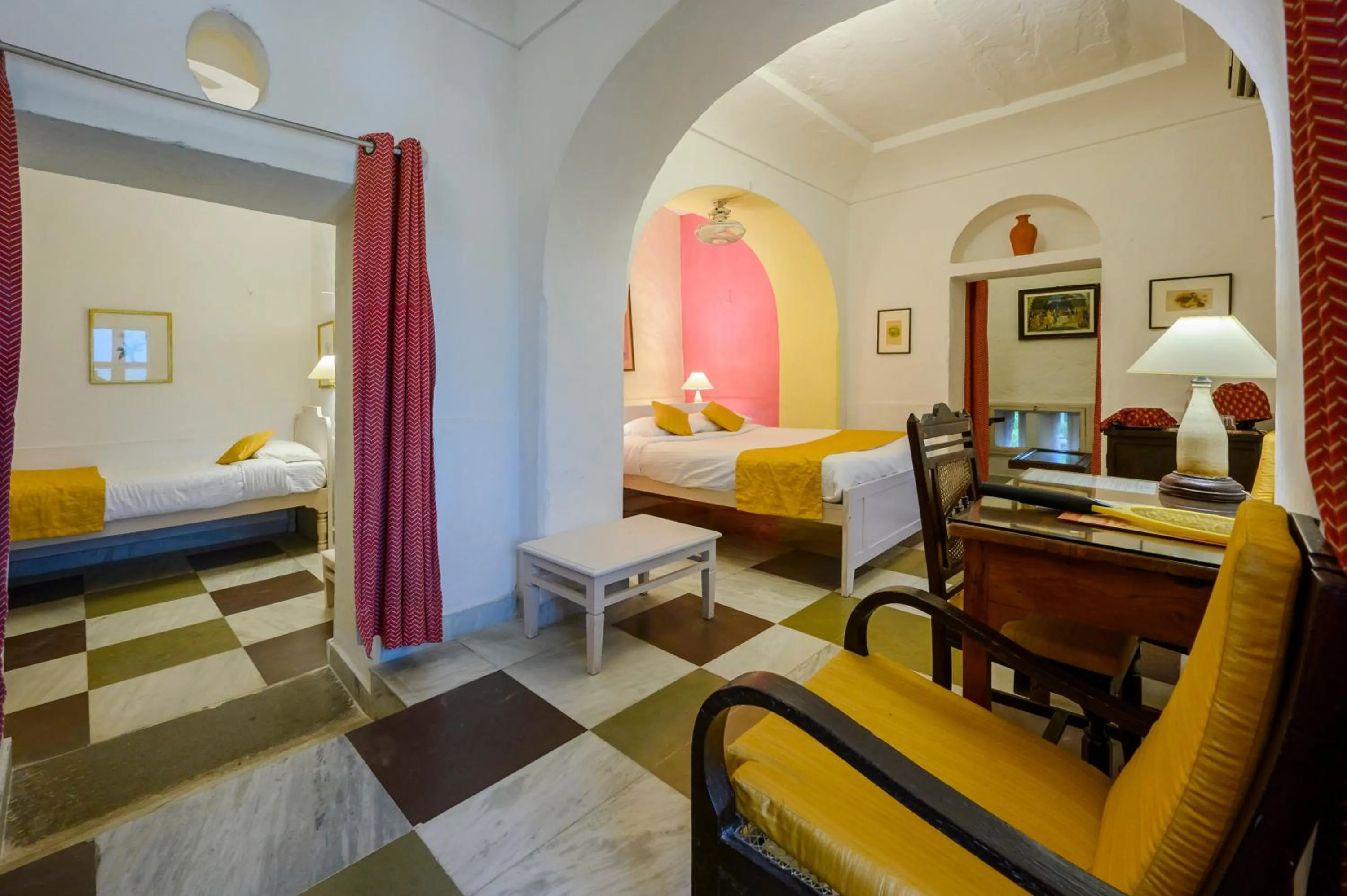 Bed in Neemrana's - Hill Fort - Kesroli