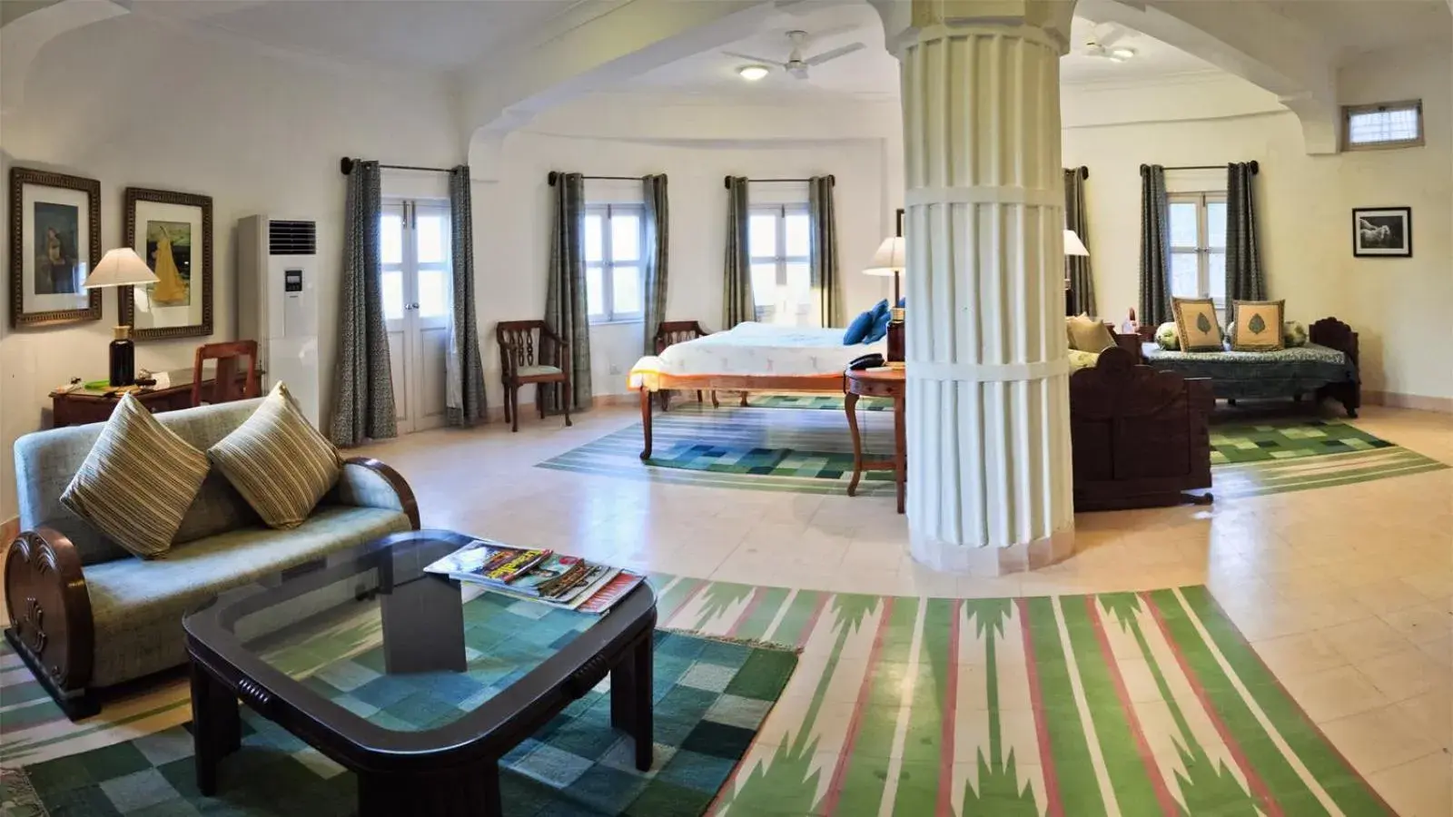 Living room in Neemrana's - Hill Fort - Kesroli Living room in Neemrana's - Hill Fort - Kesroli