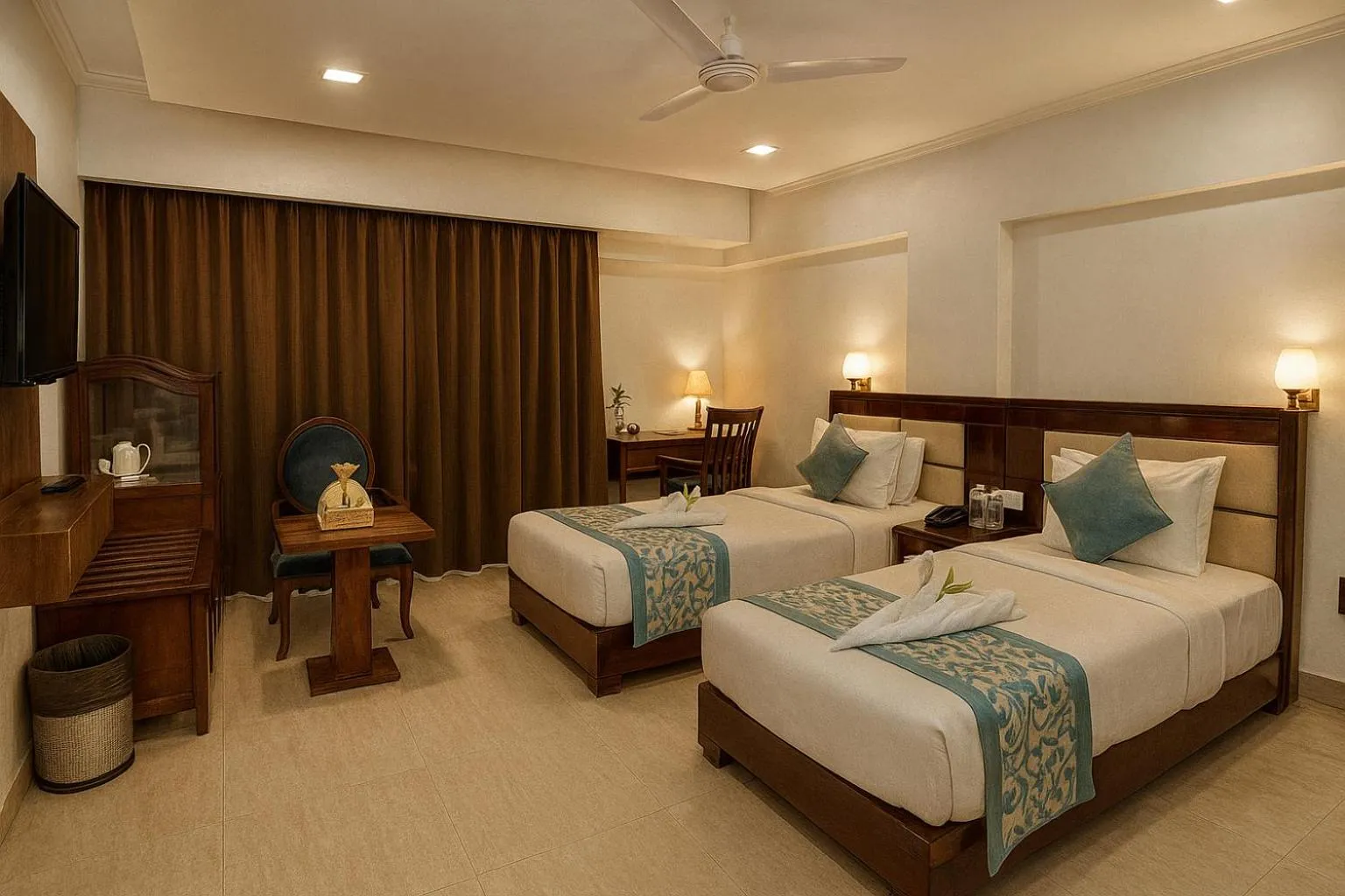 Bed in Hotel Horizon - Near Fateh Sagar Lake Udaipur
