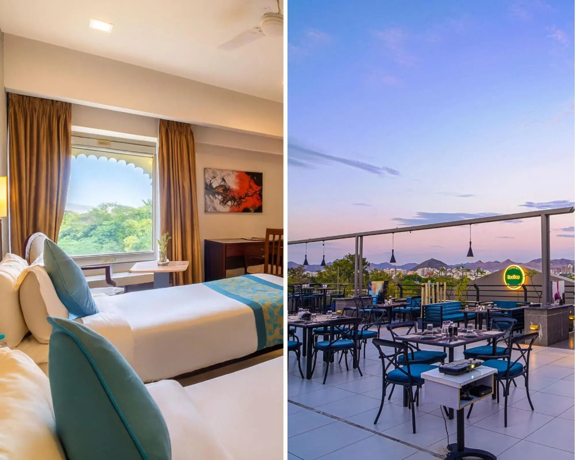 Bed in Hotel Horizon - Near Fateh Sagar Lake Udaipur Bed in Hotel Horizon - Near Fateh Sagar Lake Udaipur