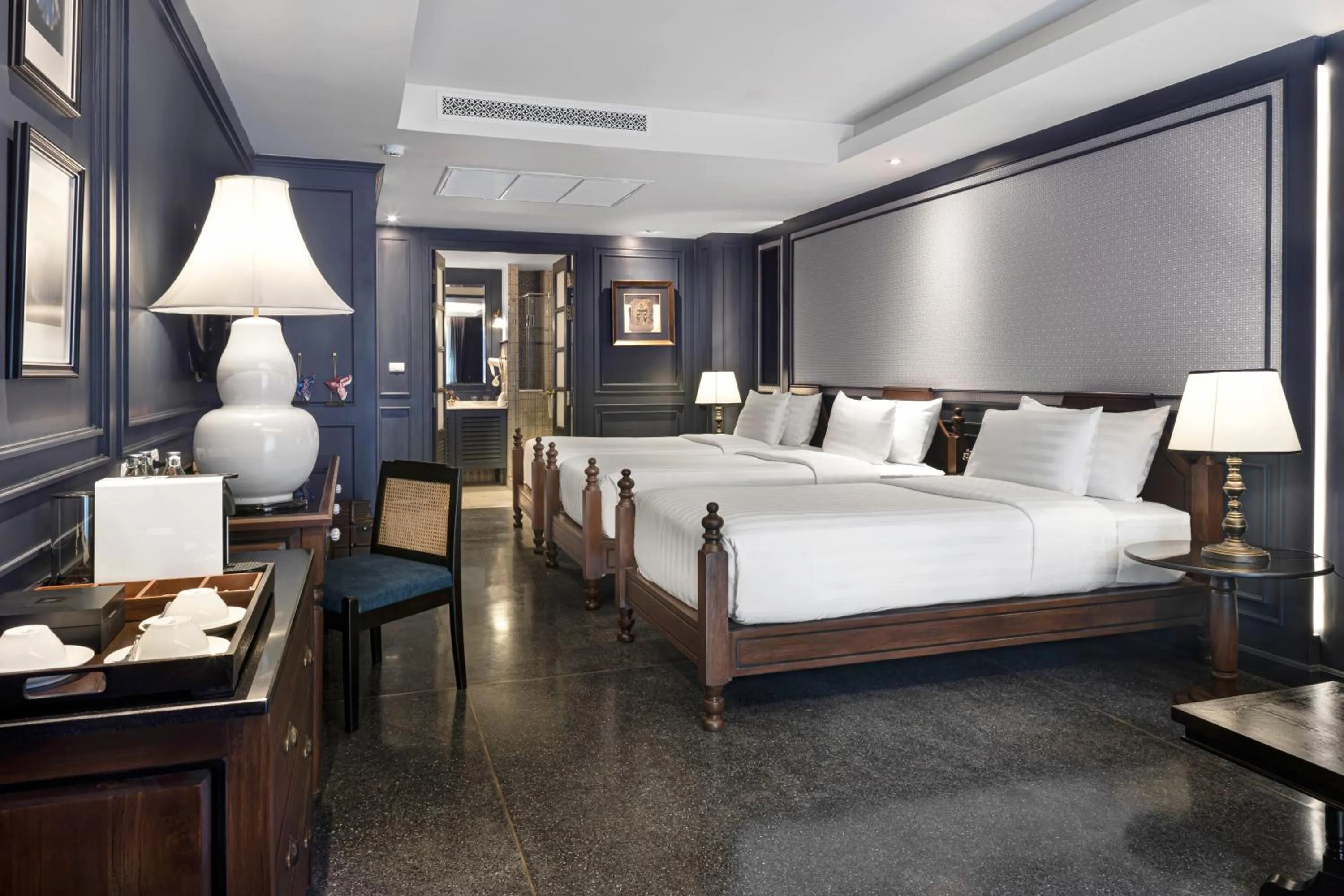 Bed in Buri Sriping Riverside Resort & Spa