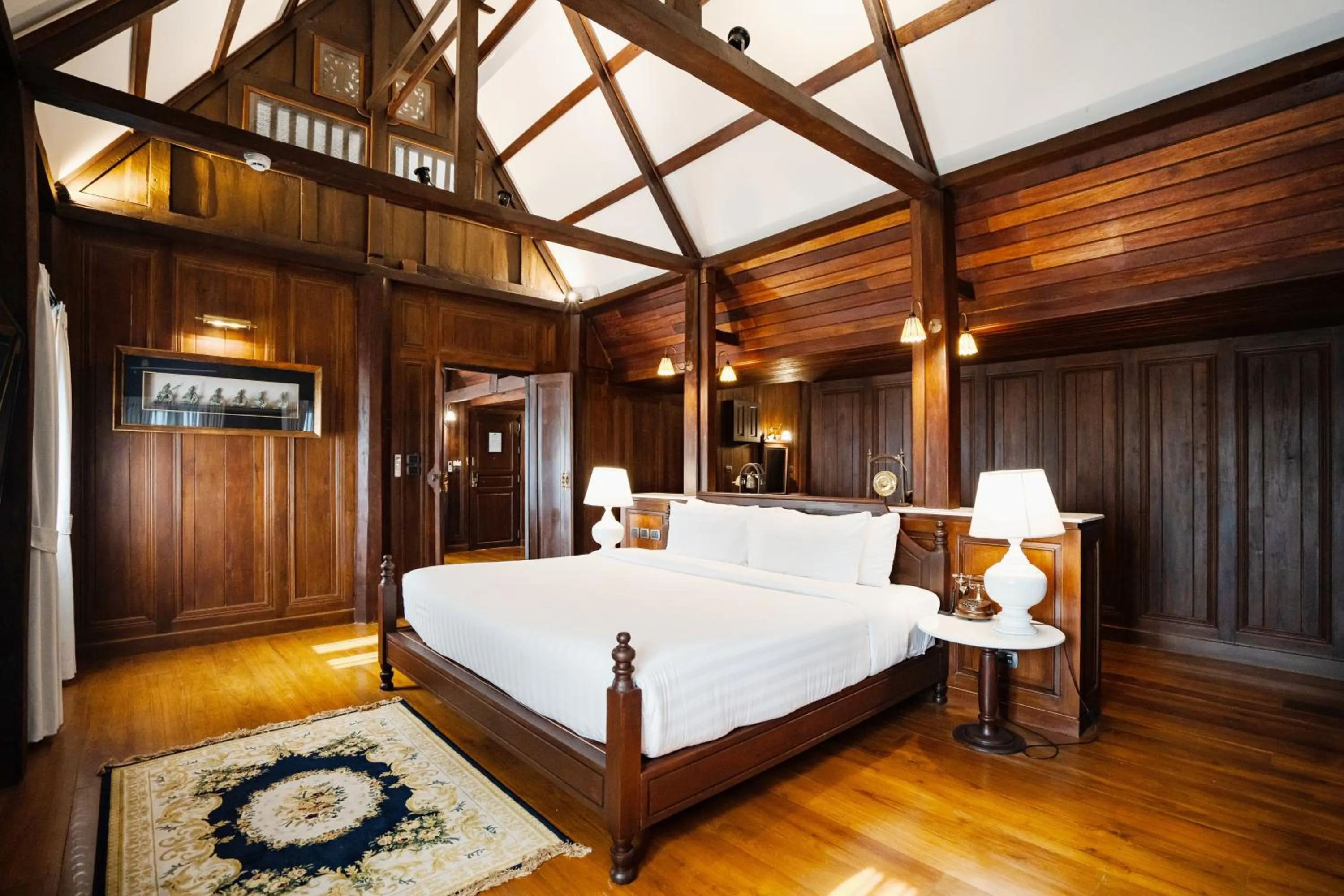 Bed in Buri Sriping Riverside Resort & Spa