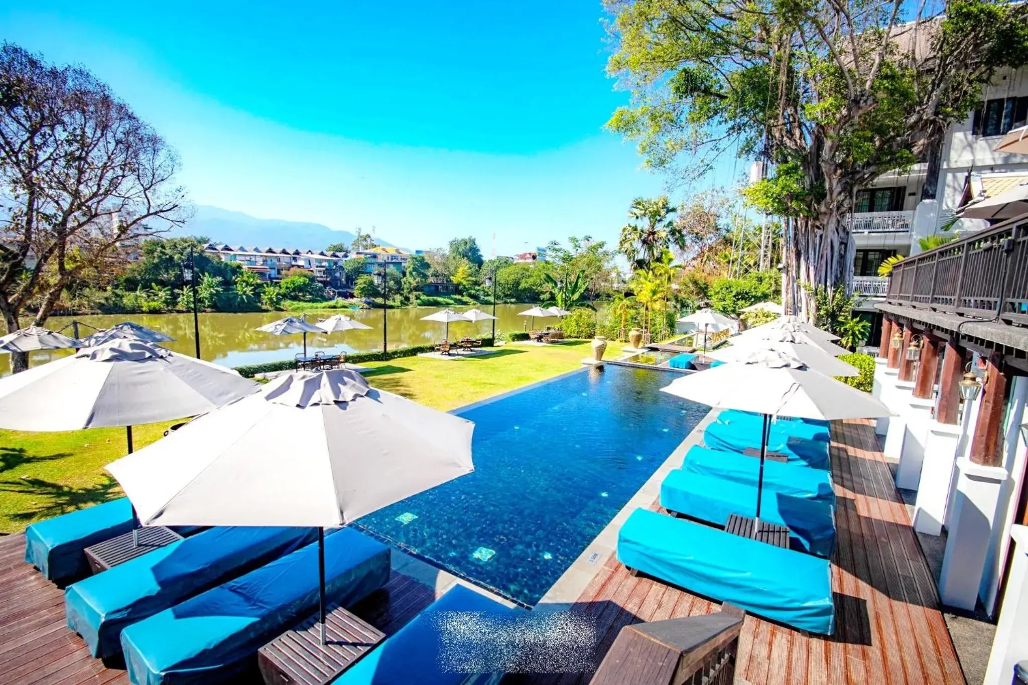 Swimming pool in Buri Sriping Riverside Resort & Spa Swimming pool in Buri Sriping Riverside Resort & Spa