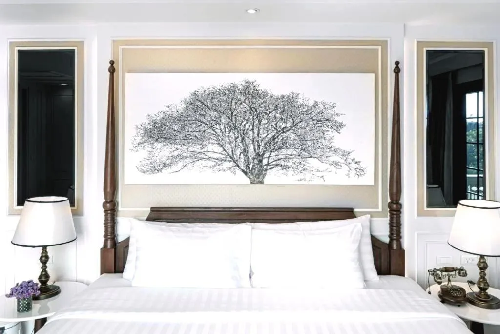 Bed in Buri Sriping Riverside Resort & Spa