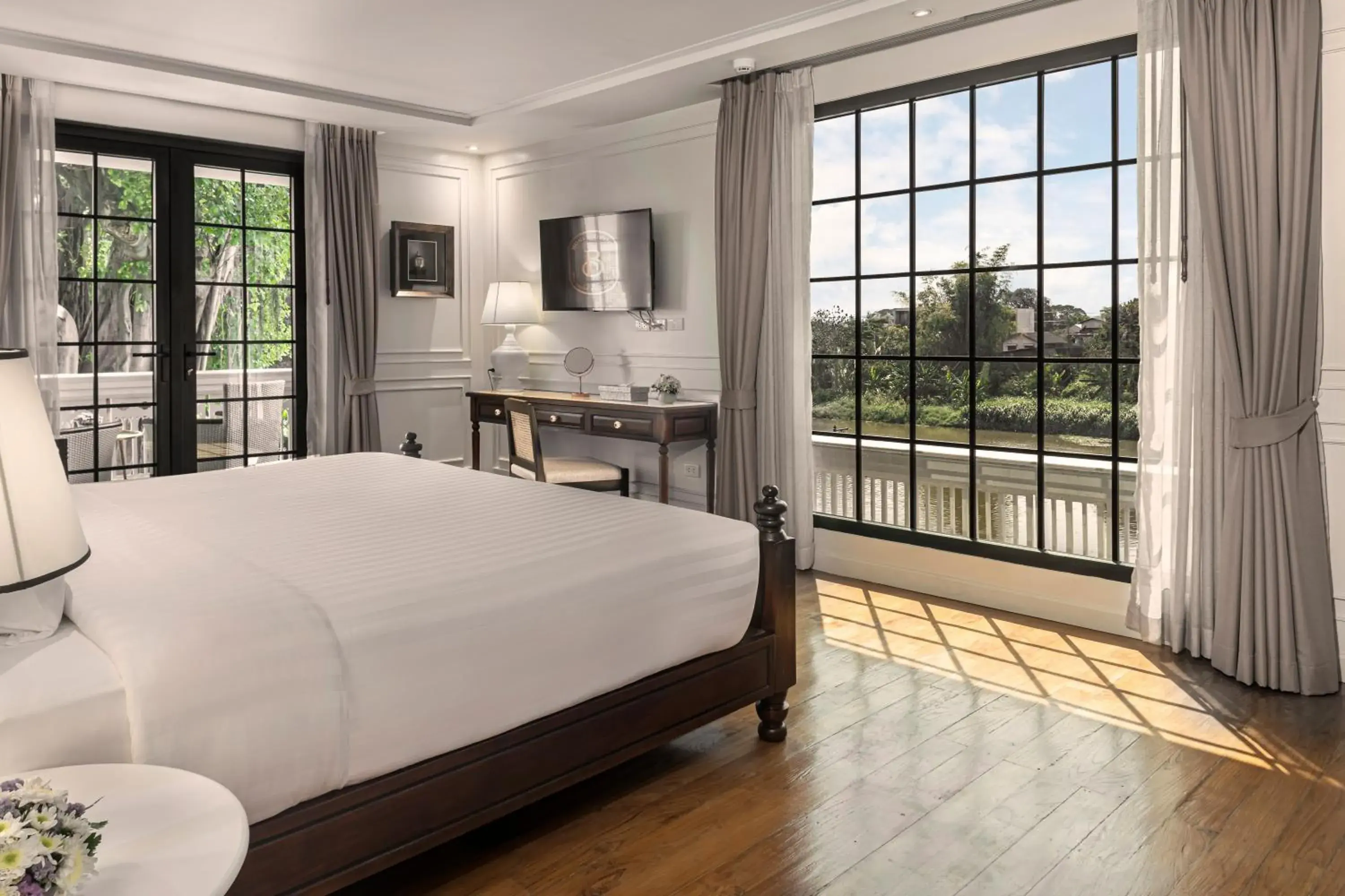 Bed in Buri Sriping Riverside Resort & Spa Bed in Buri Sriping Riverside Resort & Spa