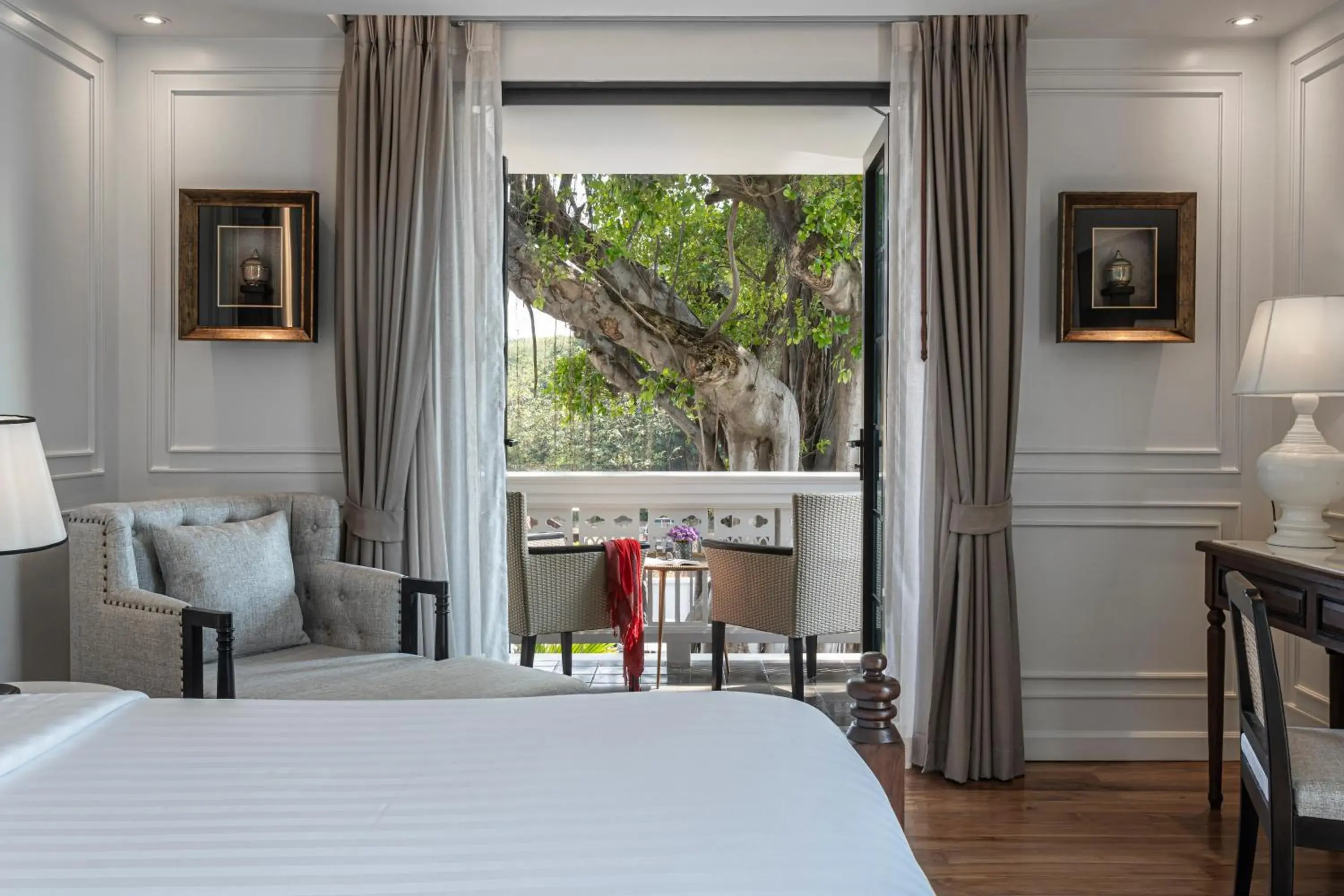 Bed in Buri Sriping Riverside Resort & Spa Bed in Buri Sriping Riverside Resort & Spa