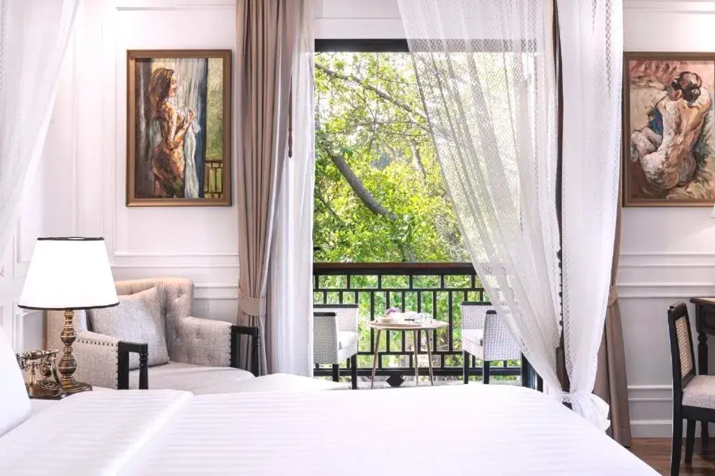 Bed in Buri Sriping Riverside Resort & Spa Bed in Buri Sriping Riverside Resort & Spa