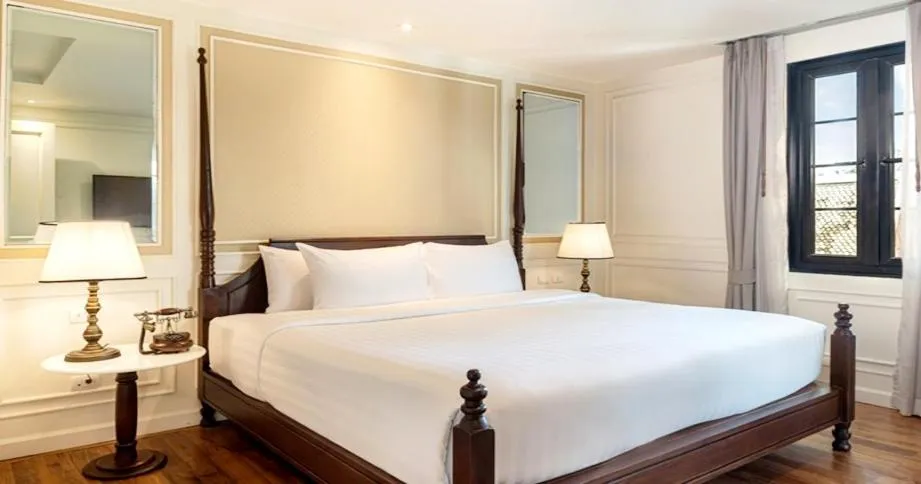 Bed in Buri Sriping Riverside Resort & Spa