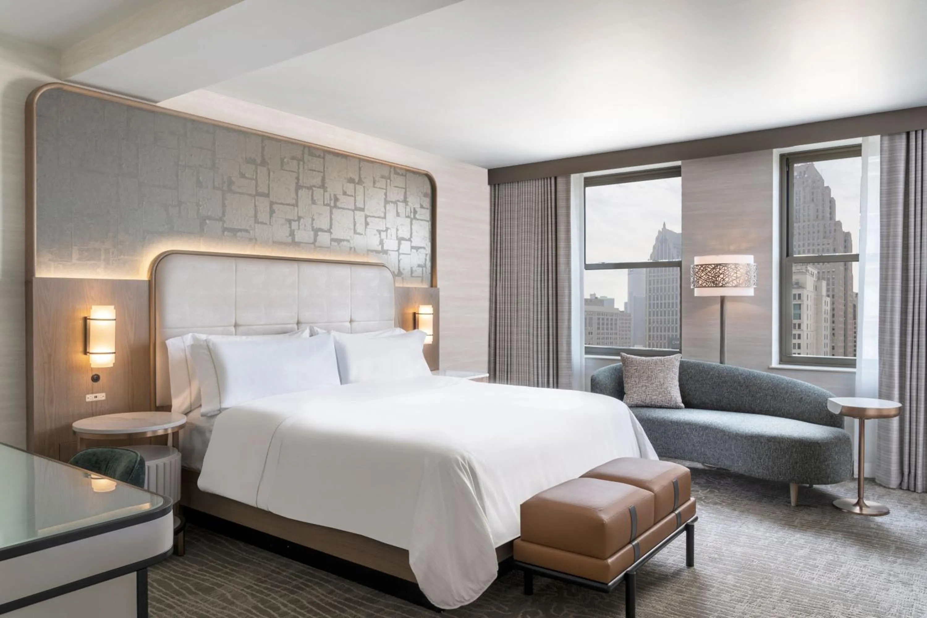Photo of the whole room, Bed in The Westin Book Cadillac Detroit