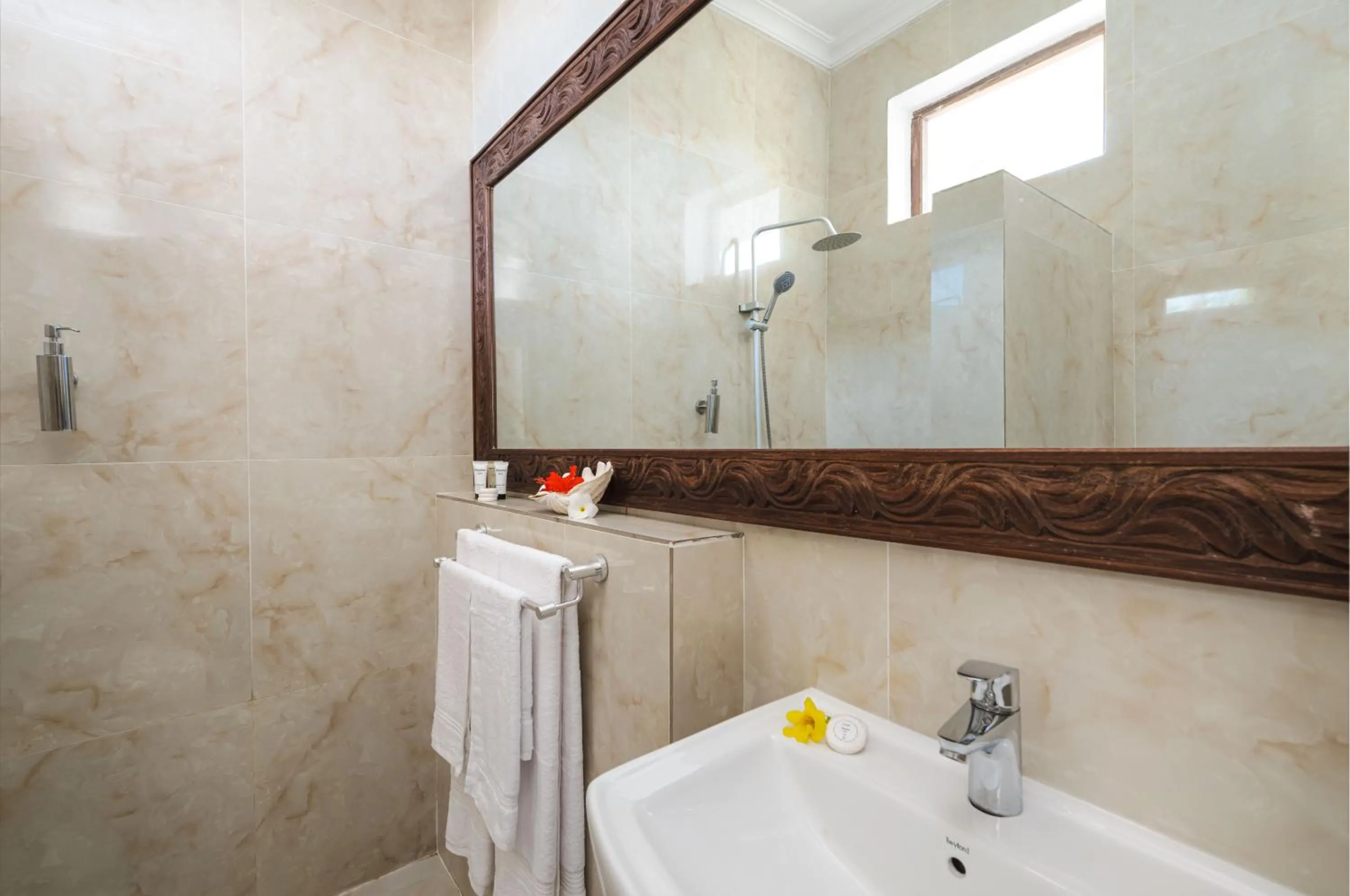 Bathroom in Karibu Beach Resort