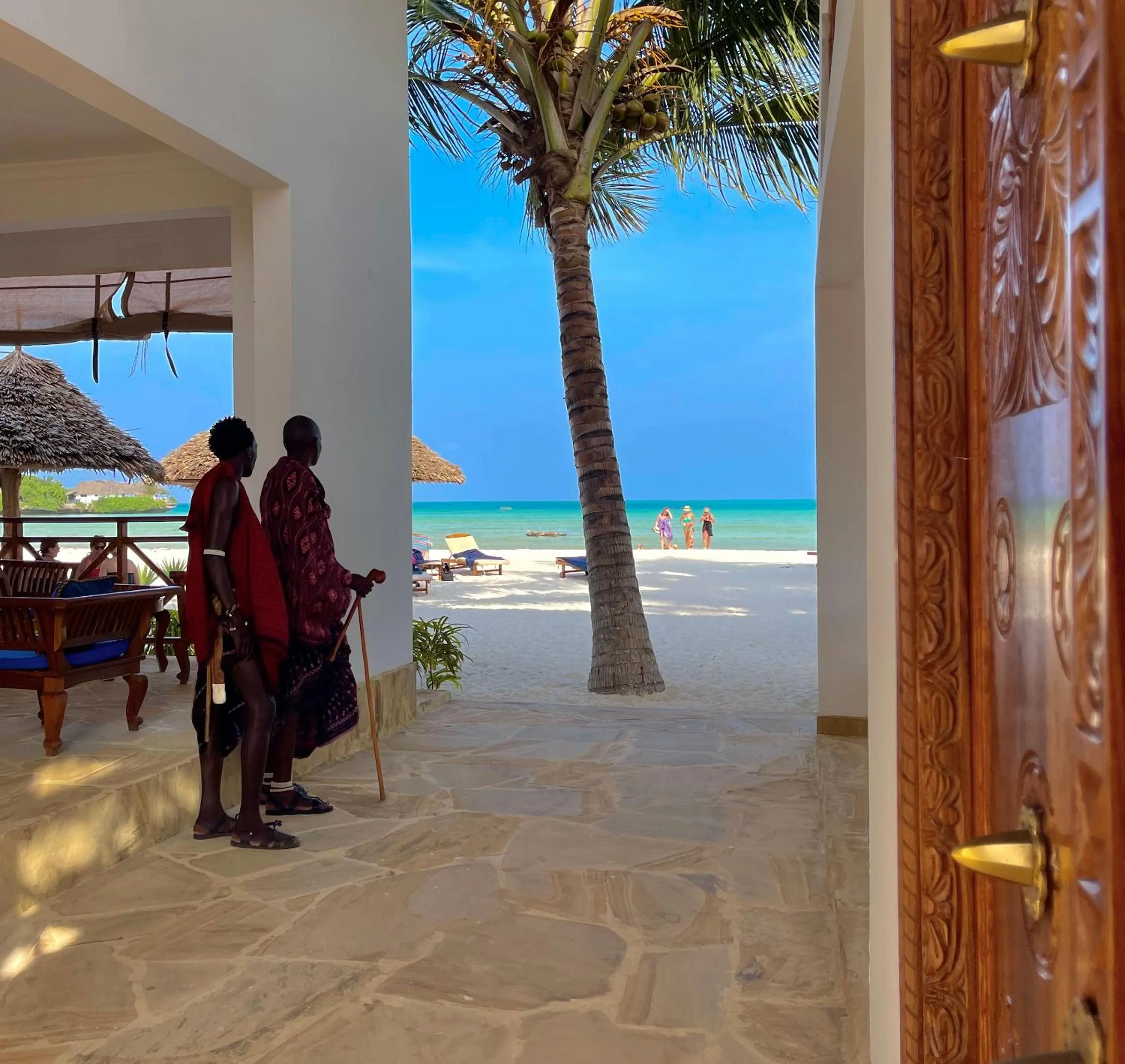 Property building in Karibu Beach Resort