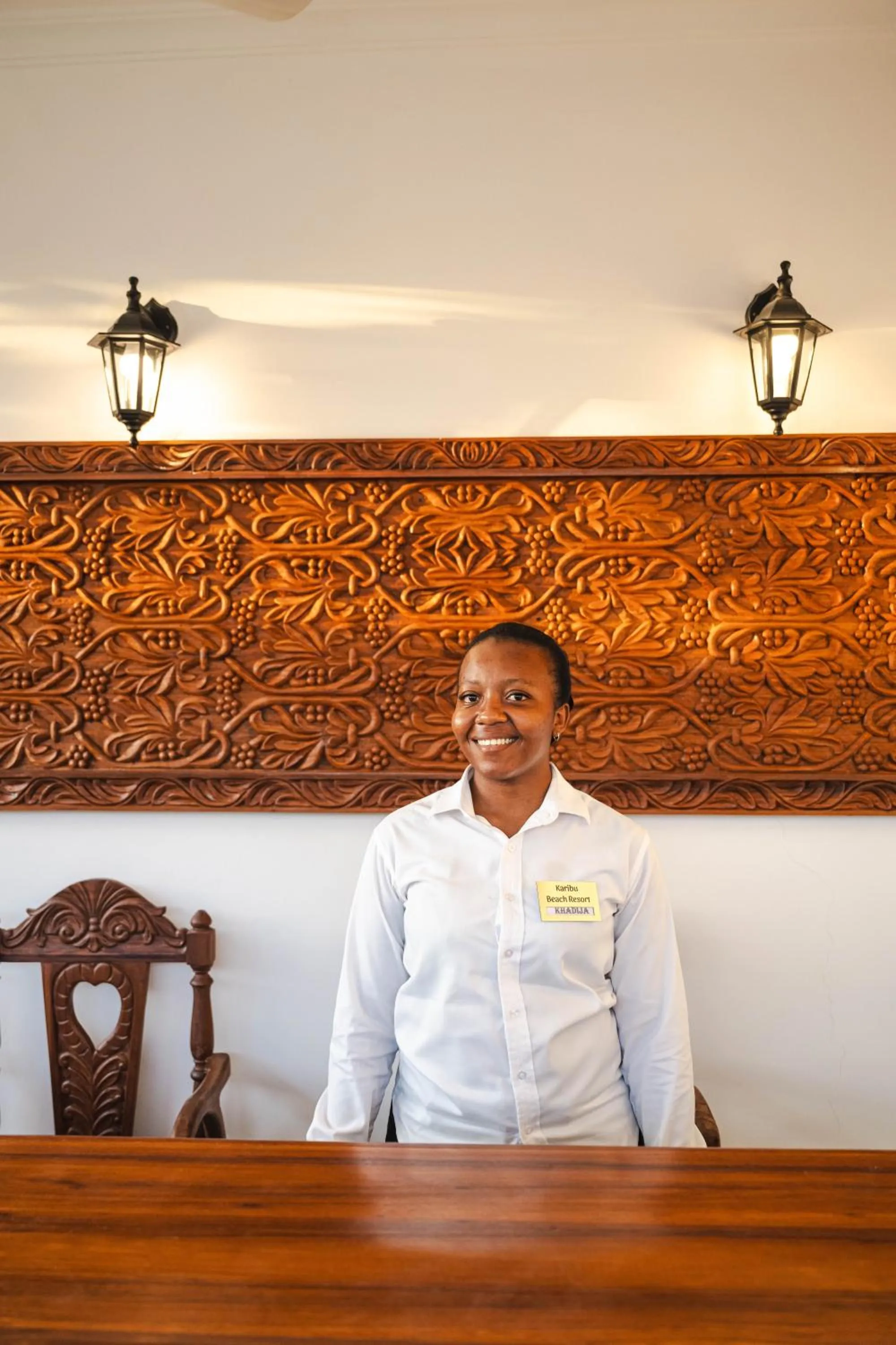Lobby or reception in Karibu Beach Resort