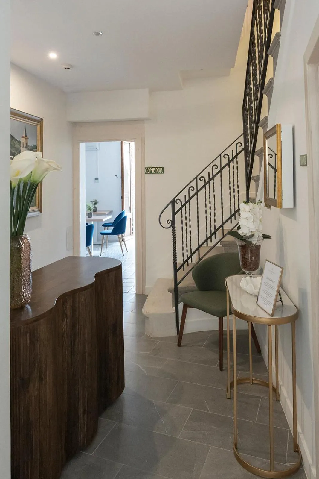 Lobby or reception in Petit Biniaraix