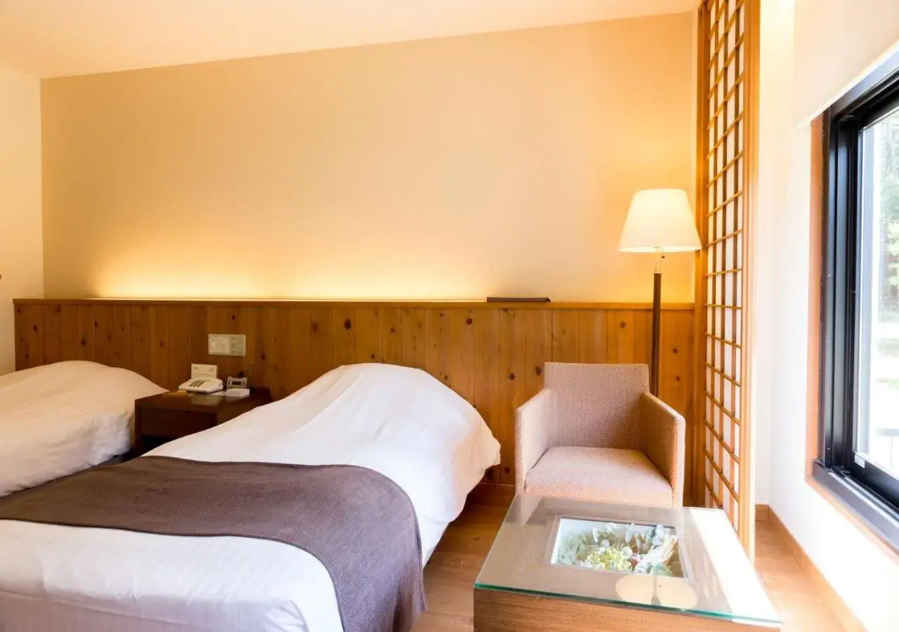 Bedroom, Bed in Yatsugatake Hotel Fuuka Bedroom, Bed in Yatsugatake Hotel Fuuka