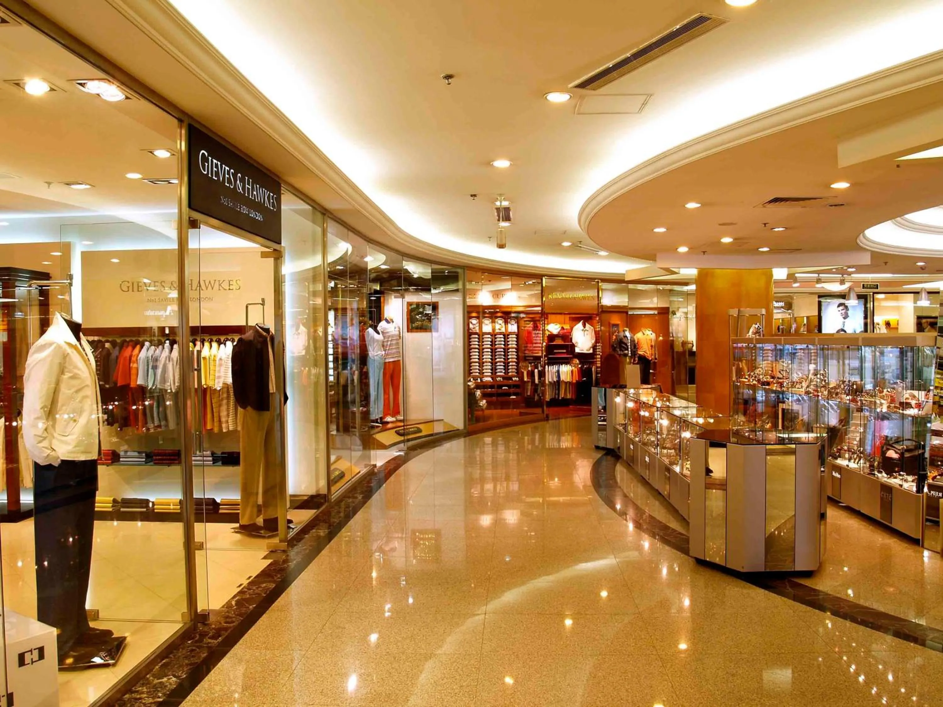 Shopping Area in Furama Hotel Dalian