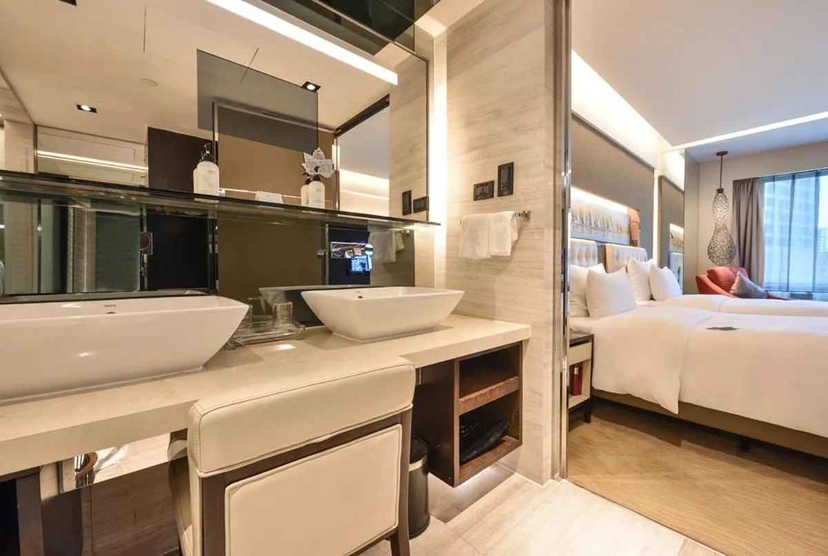 Bed in Furama Hotel Dalian