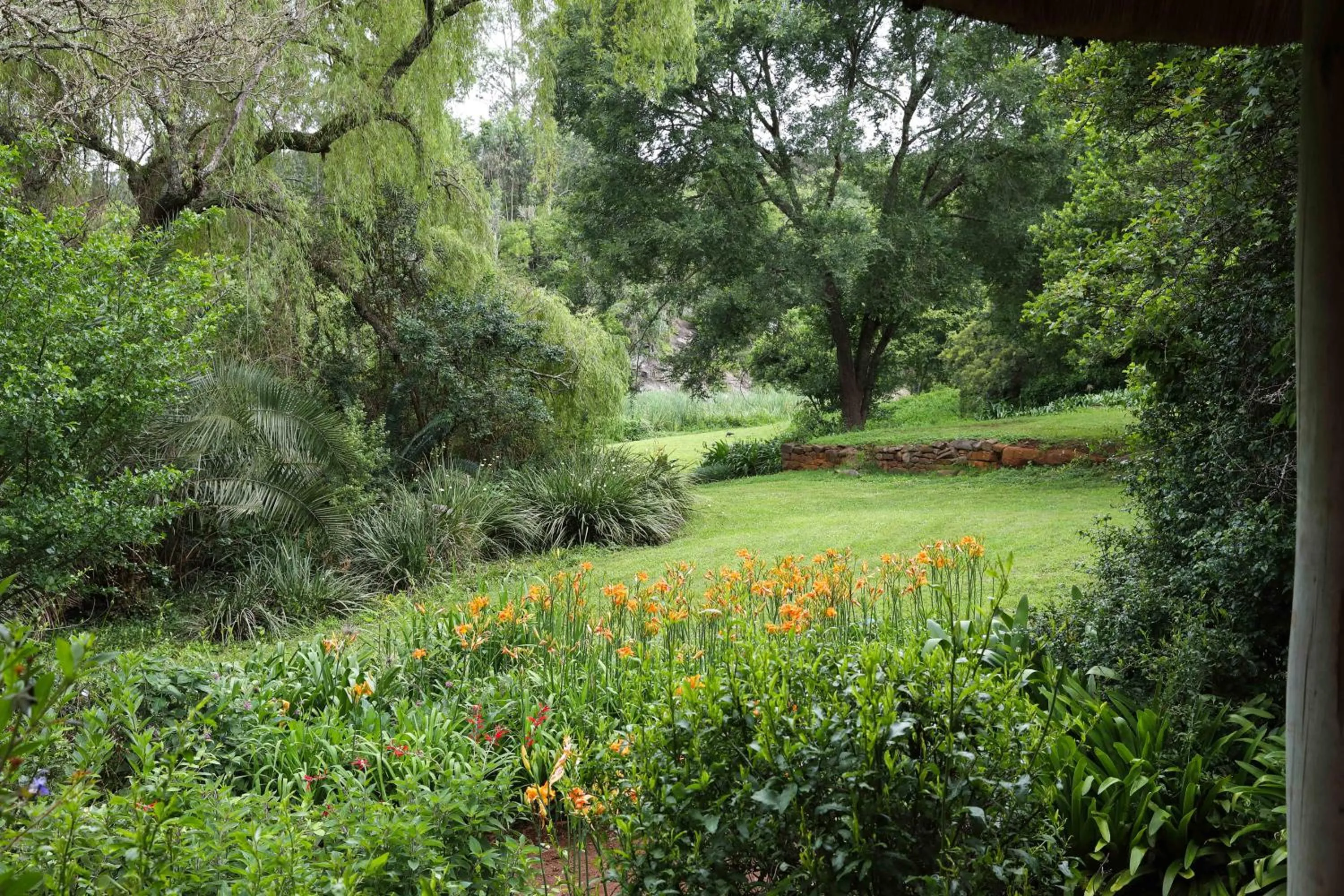 Garden view in Kings Grant Country Retreat