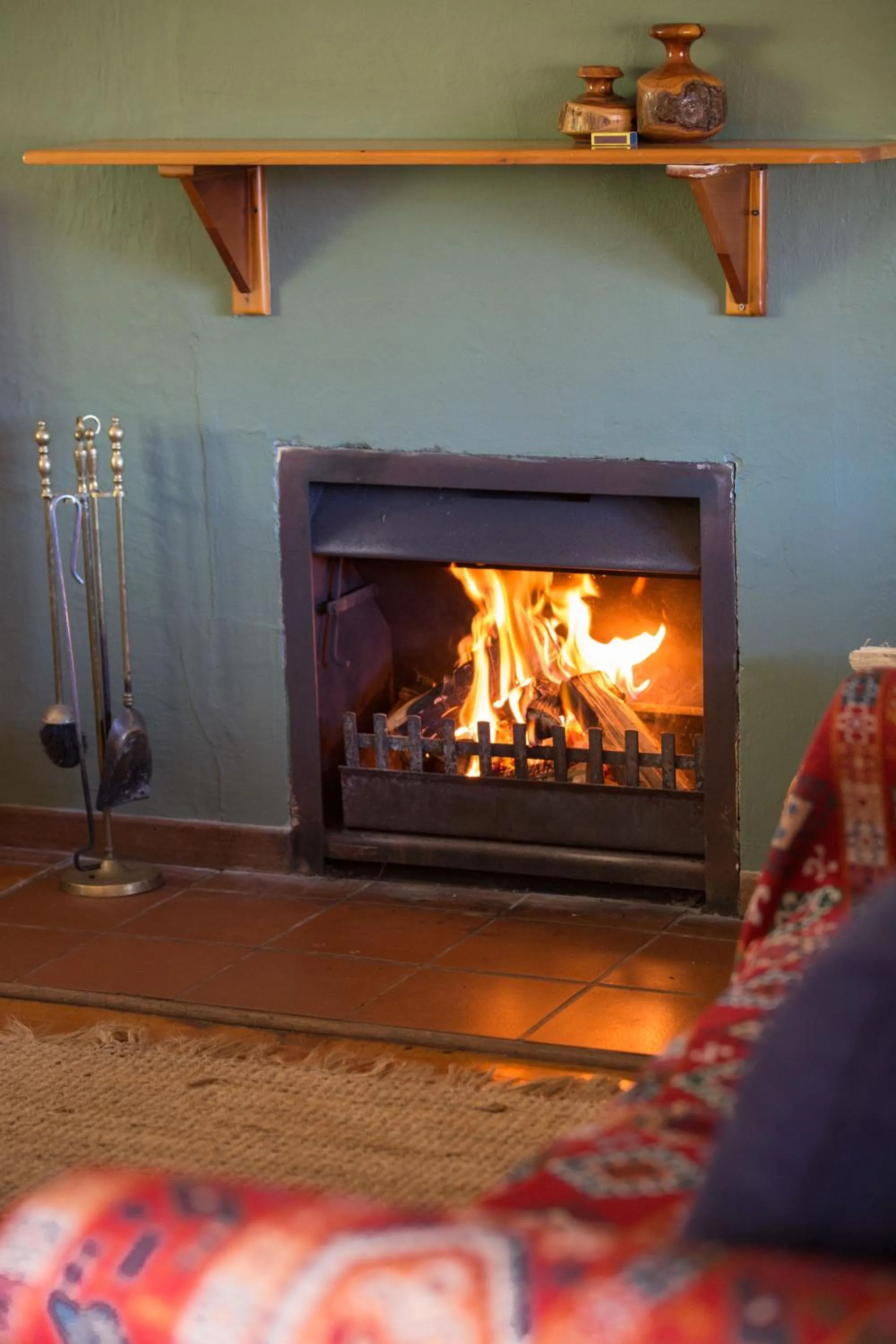 fireplace in Kings Grant Country Retreat