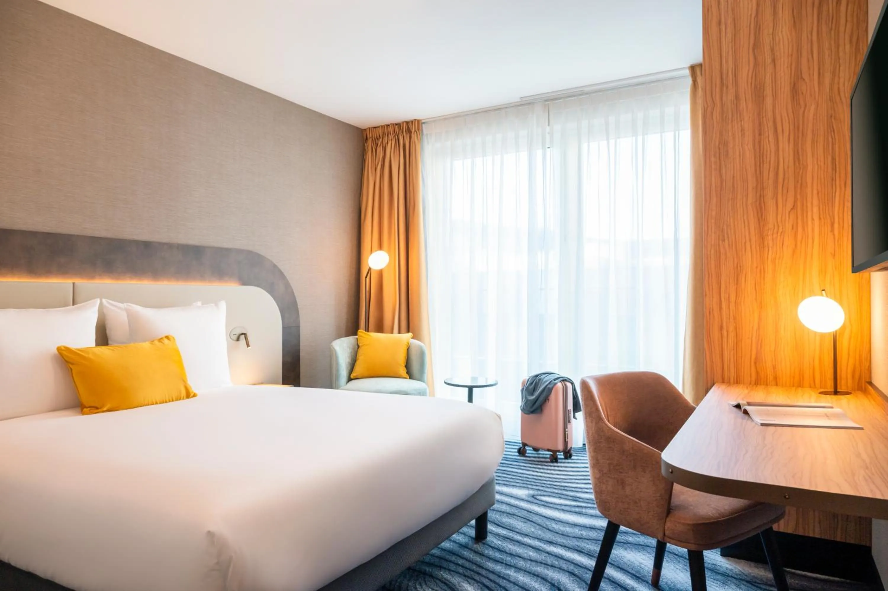 Bed in Mercure Amsterdam North Station