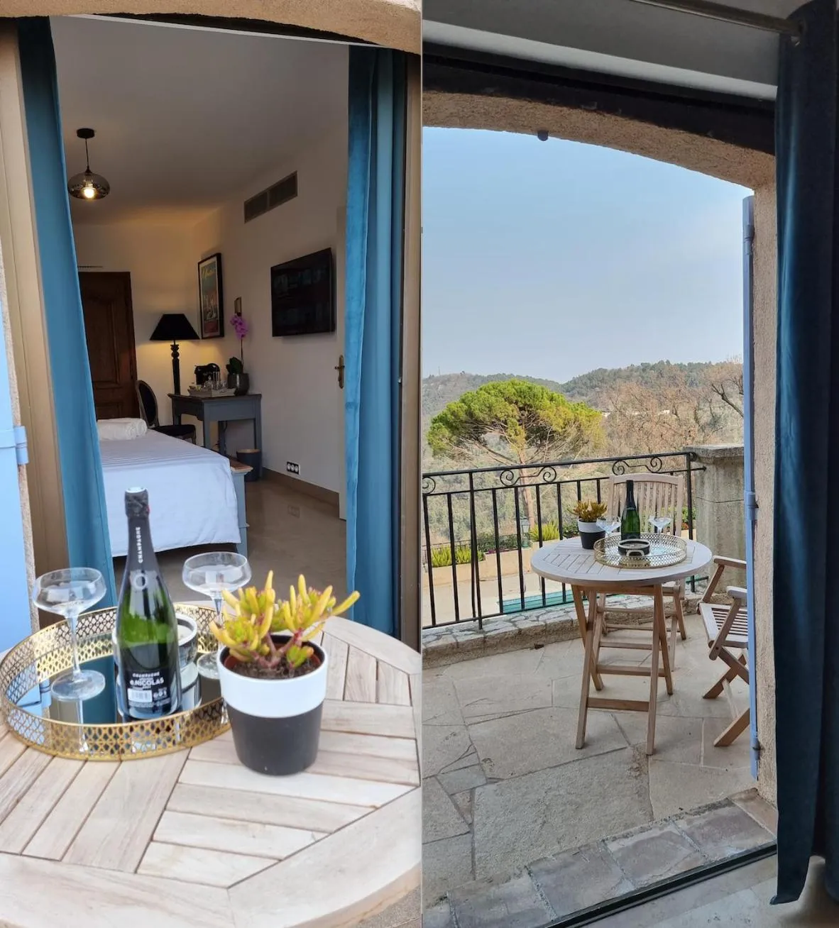 Patio in Loup Castel Boutique Hotel B&B