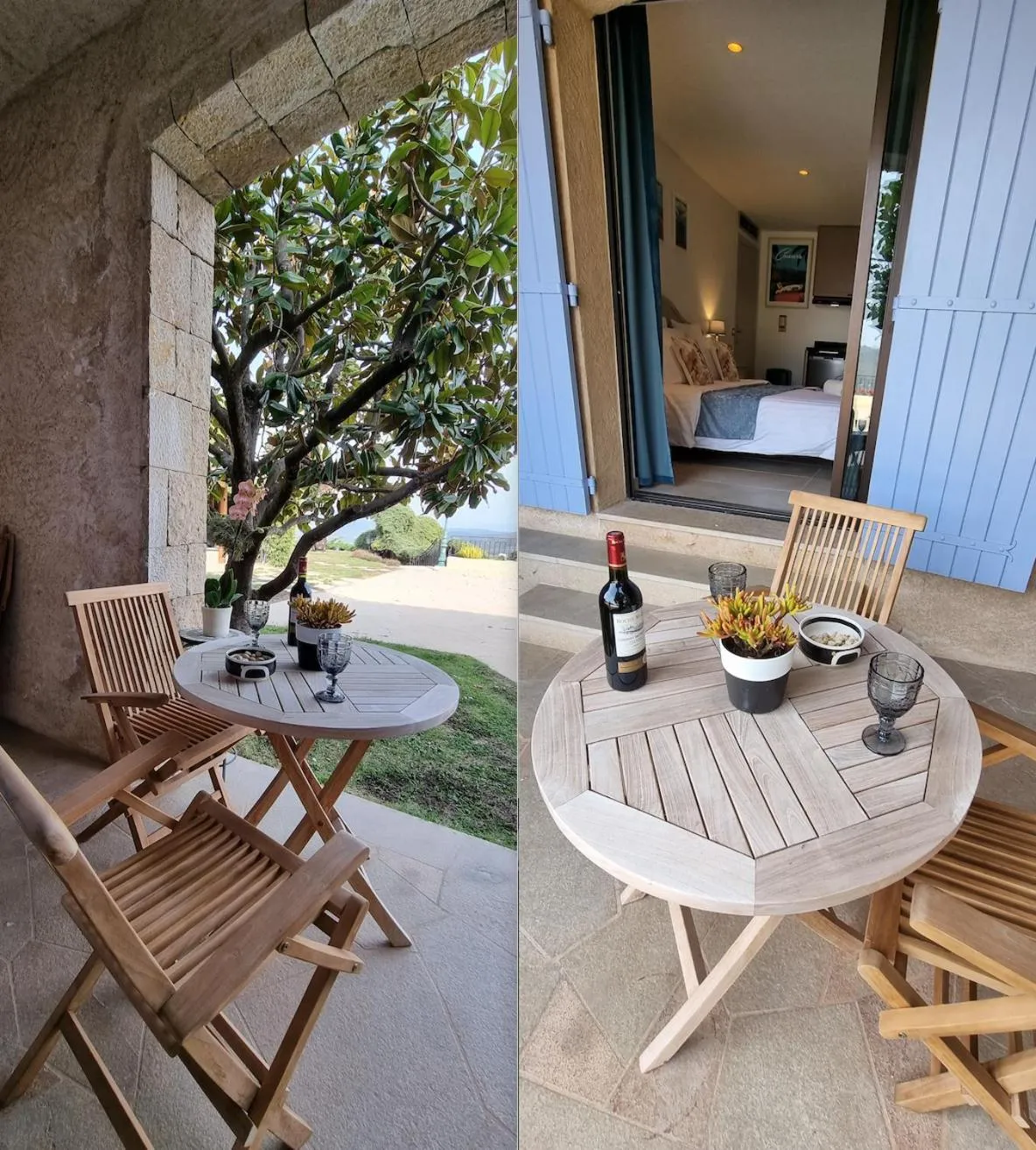 Patio in Loup Castel Boutique Hotel B&B