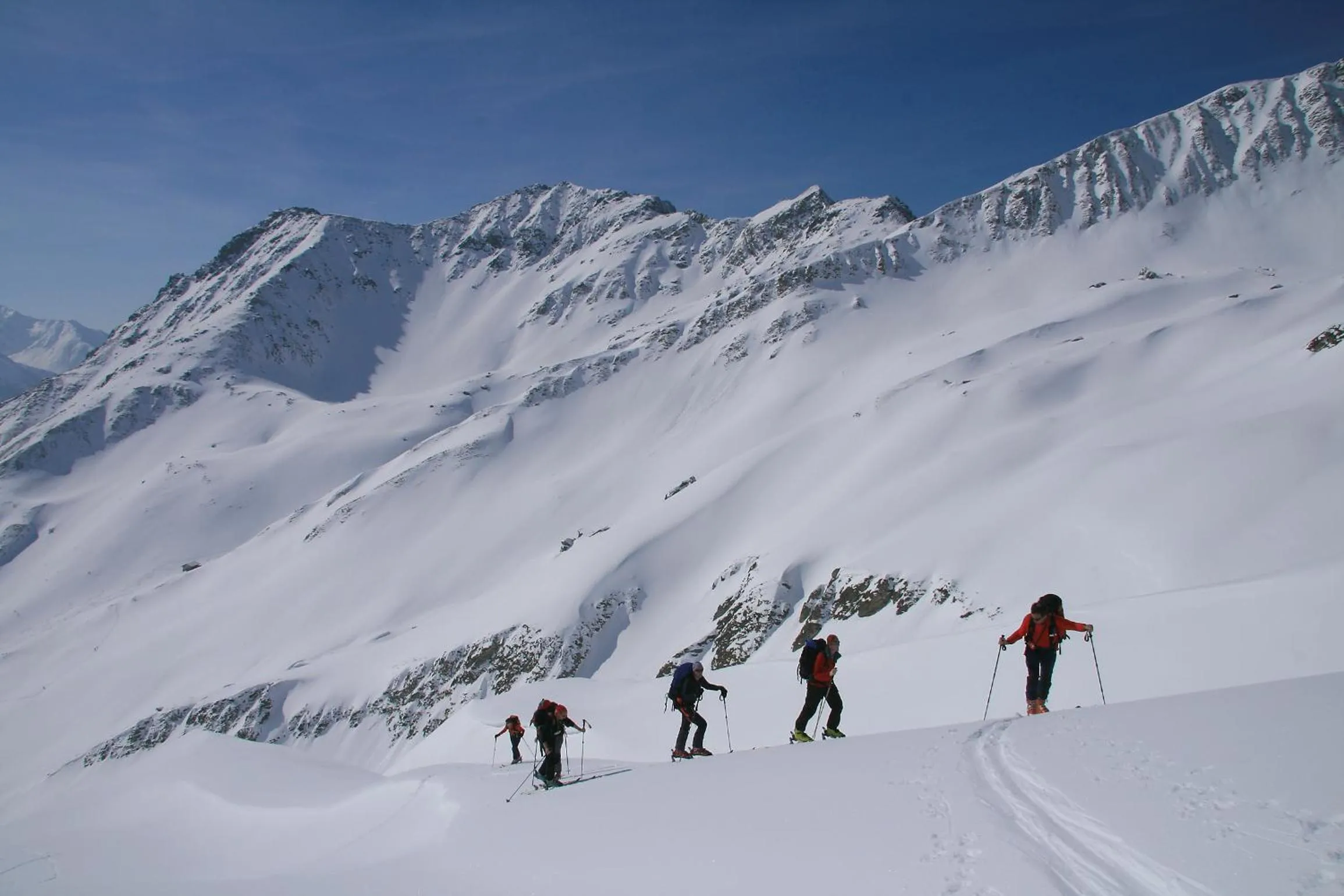 Skiing in Ferienhaus Aurora