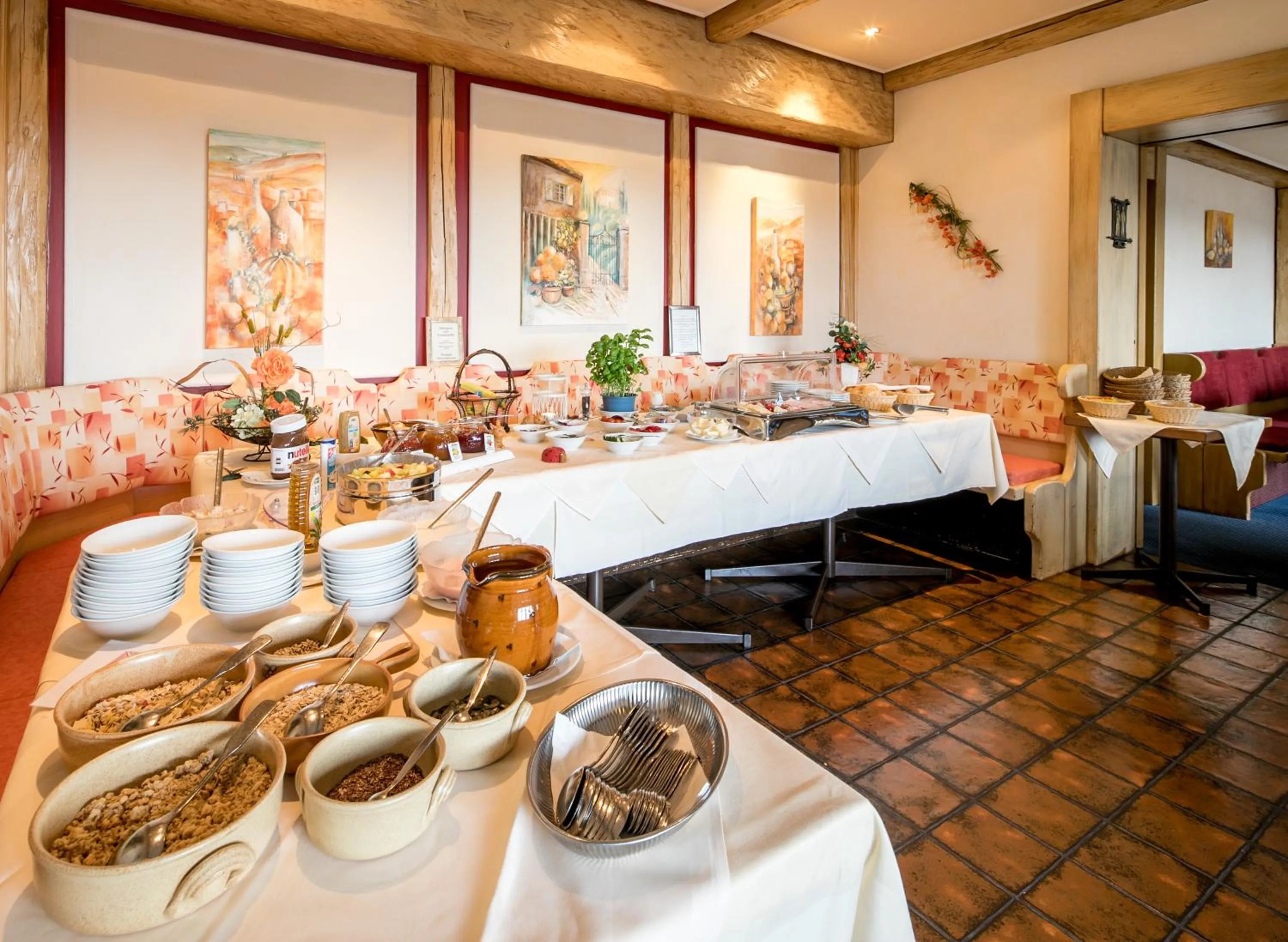 Buffet breakfast in Hotel Sonnenhang