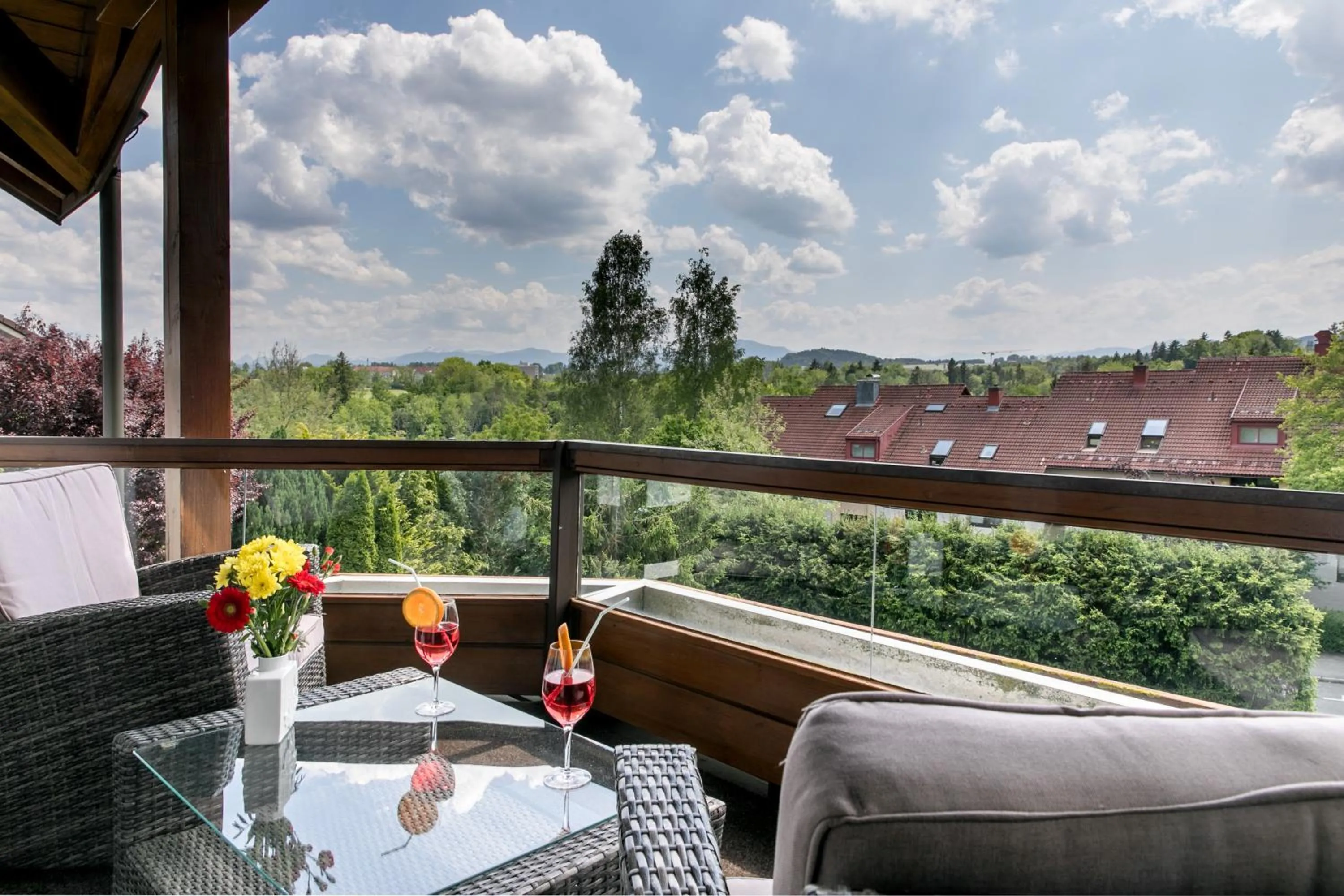 Balcony/Terrace in Hotel Sonnenhang