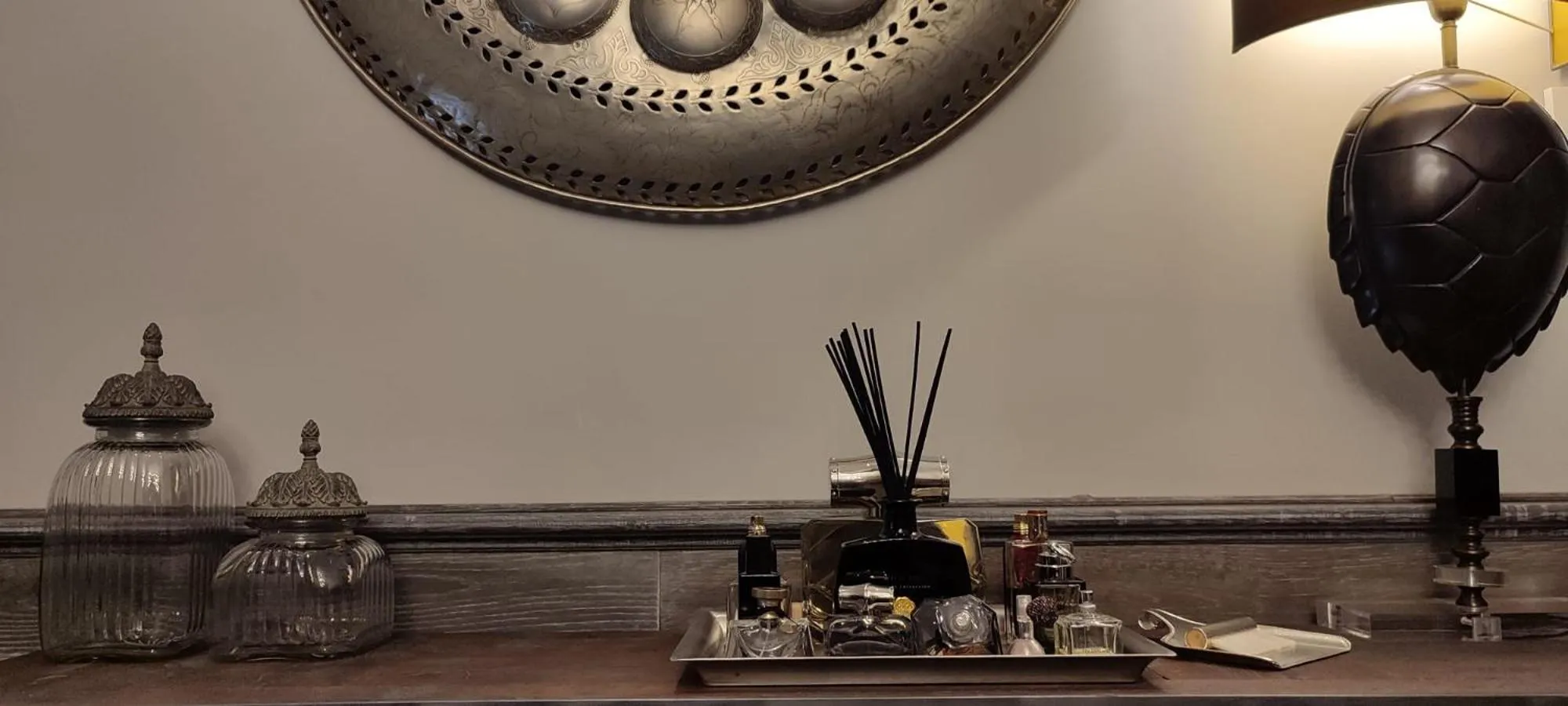 Decorative detail in Forvm boutique Hotel