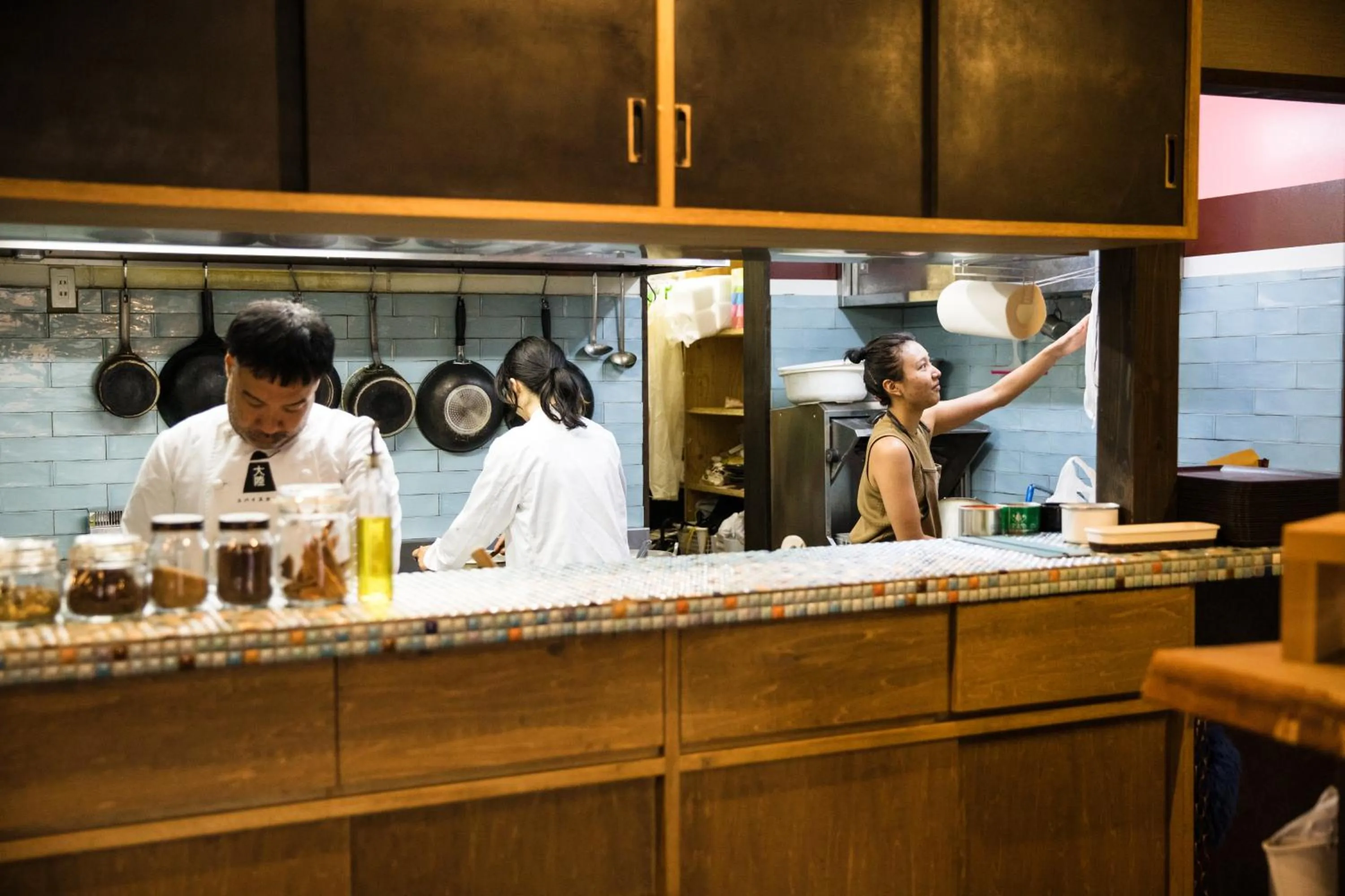 Staff in Osaka Guest House U-En