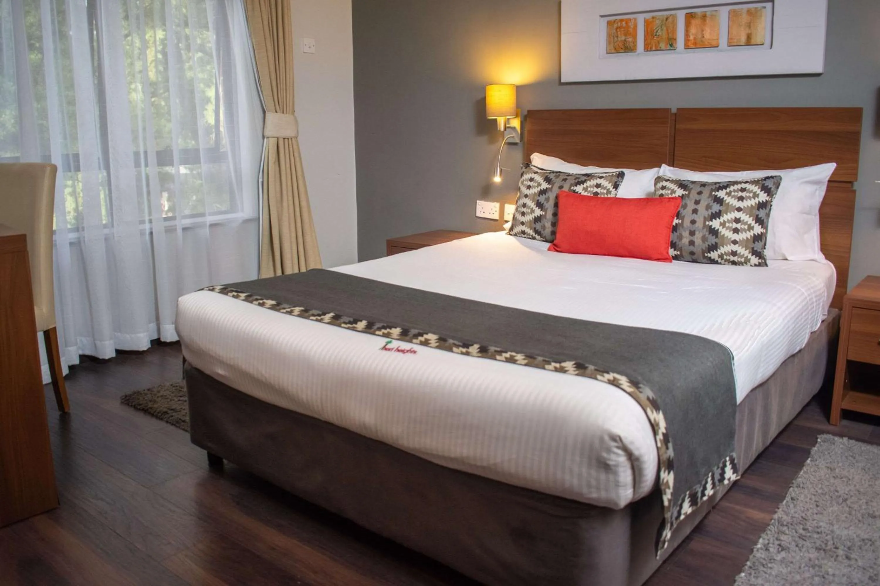 Bedroom, Bed in Heri Heights Hotel Apartments, SureStay Collection by Best Western