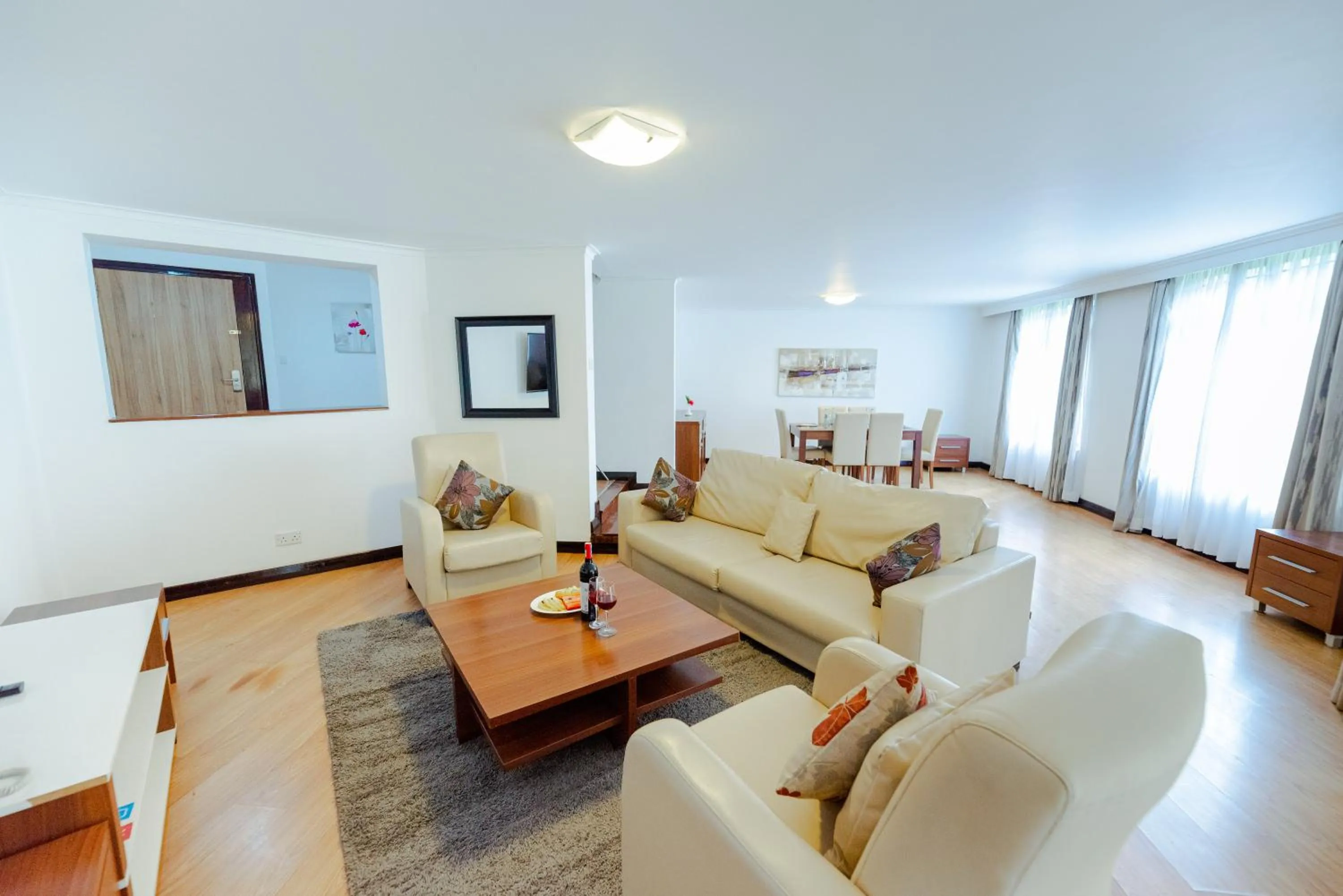 Seating area in Heri Heights Hotel Apartments, SureStay Collection by Best Western