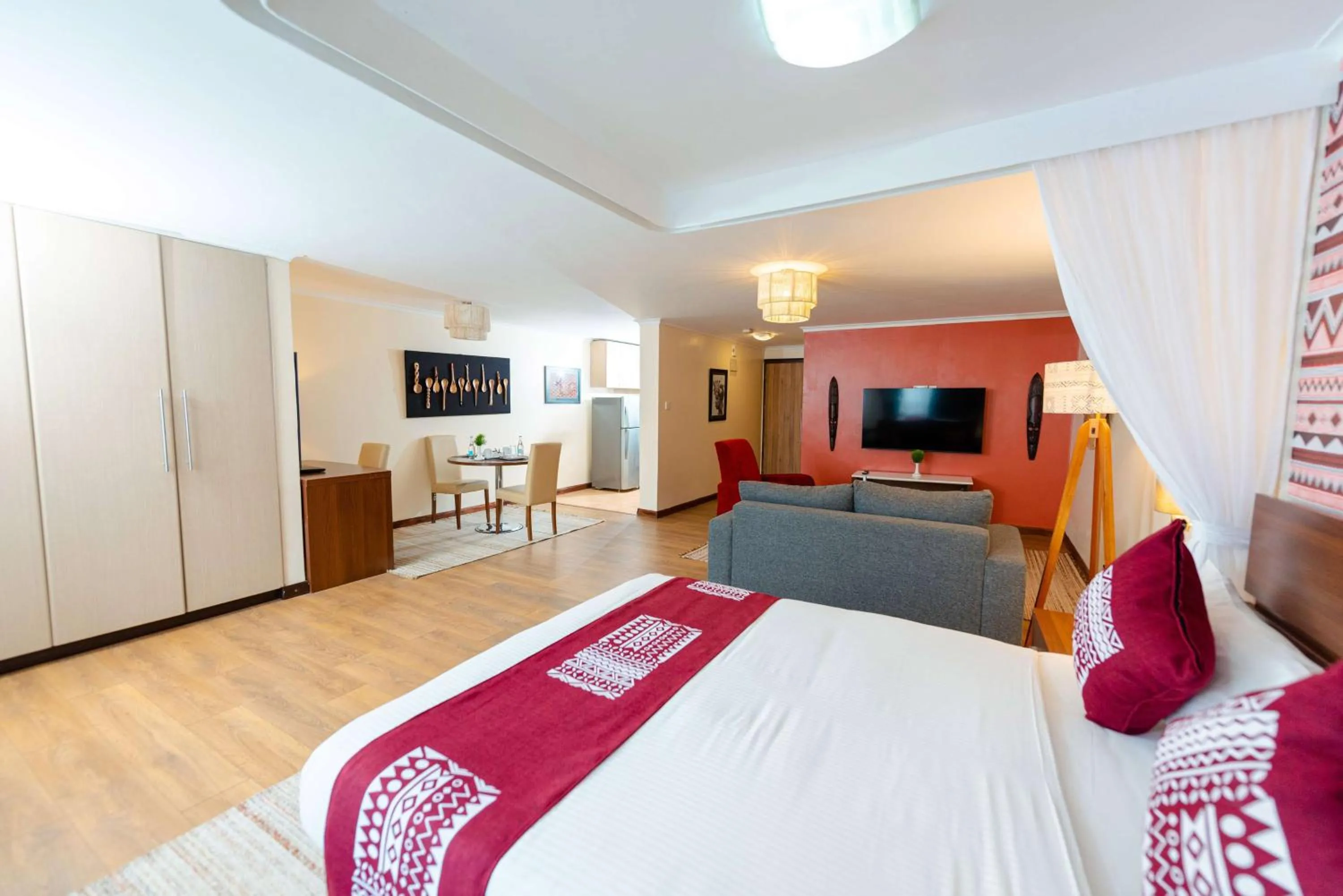 Bedroom, Bed in Heri Heights Hotel Apartments, SureStay Collection by Best Western