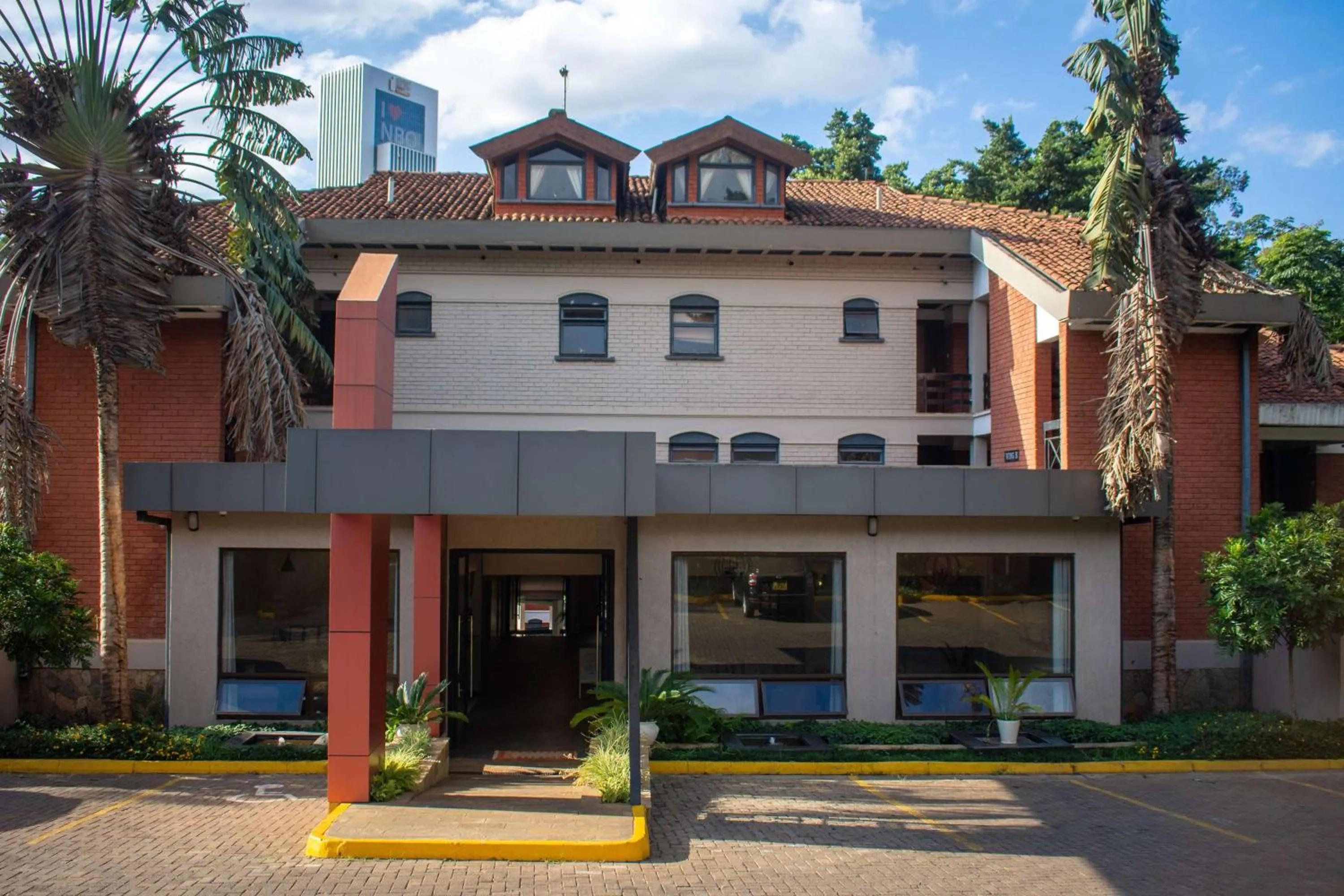 Property building in Heri Heights Hotel Apartments, SureStay Collection by Best Western