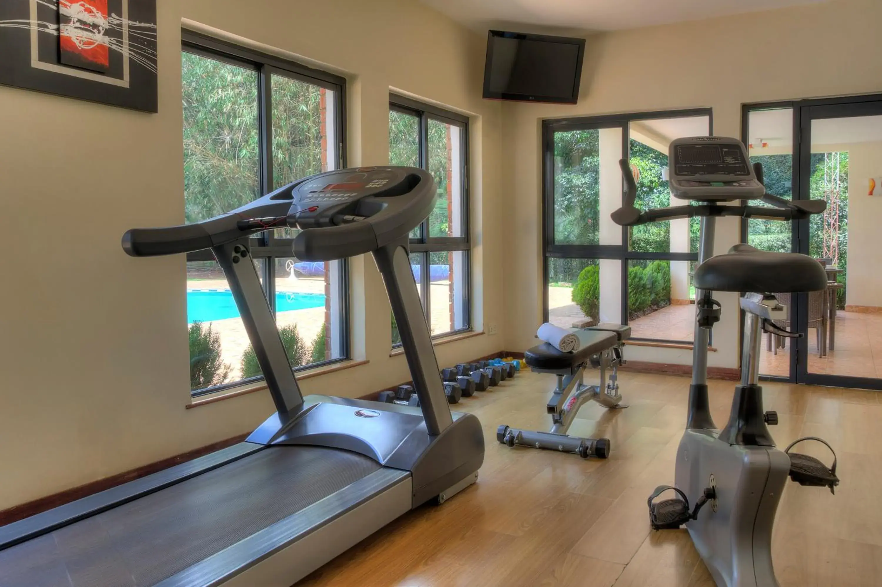 Fitness centre/facilities in Heri Heights Hotel Apartments, SureStay Collection by Best Western Fitness centre/facilities in Heri Heights Hotel Apartments, SureStay Collection by Best Western