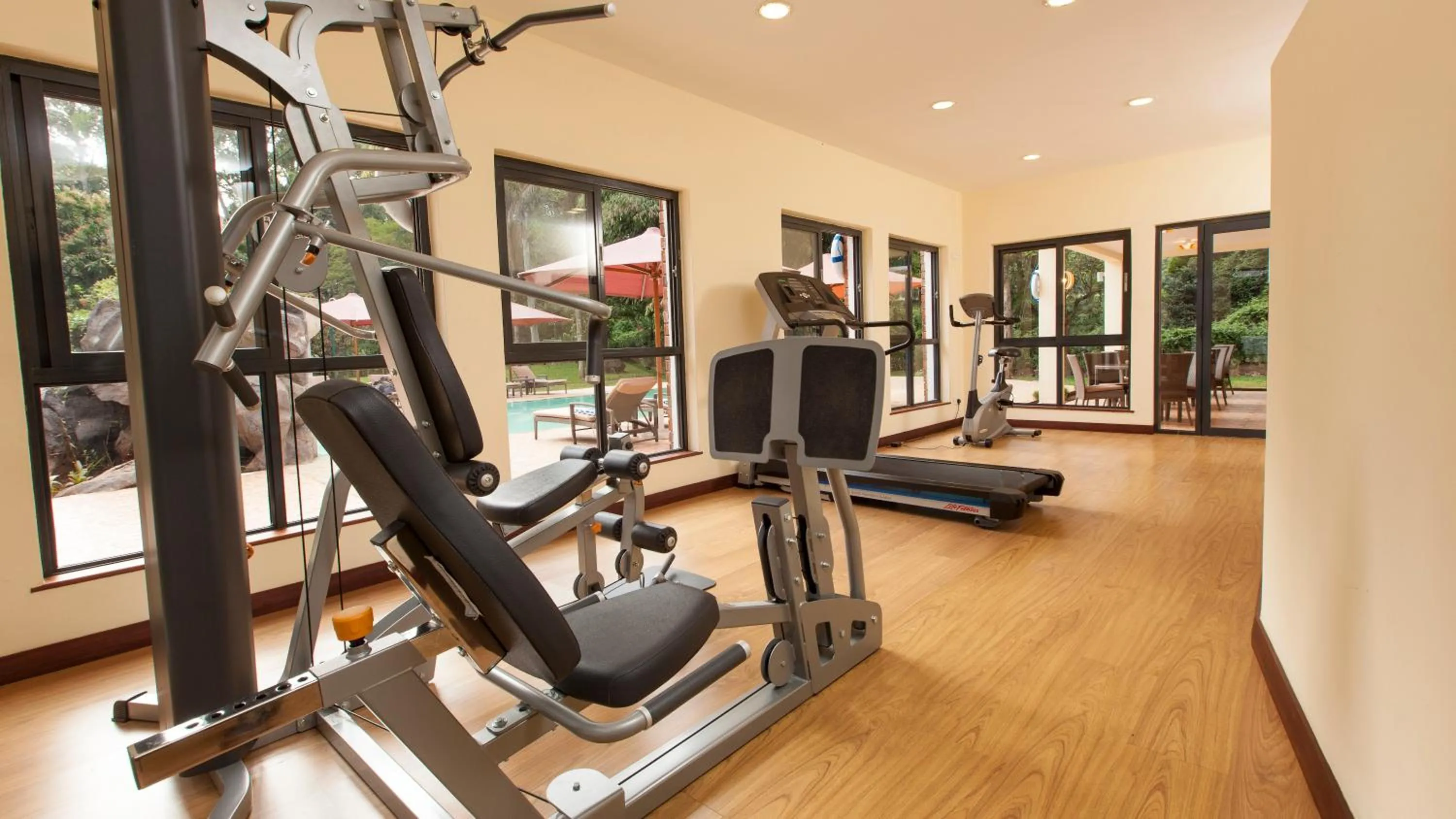 Fitness centre/facilities in Heri Heights Hotel Apartments, SureStay Collection by Best Western