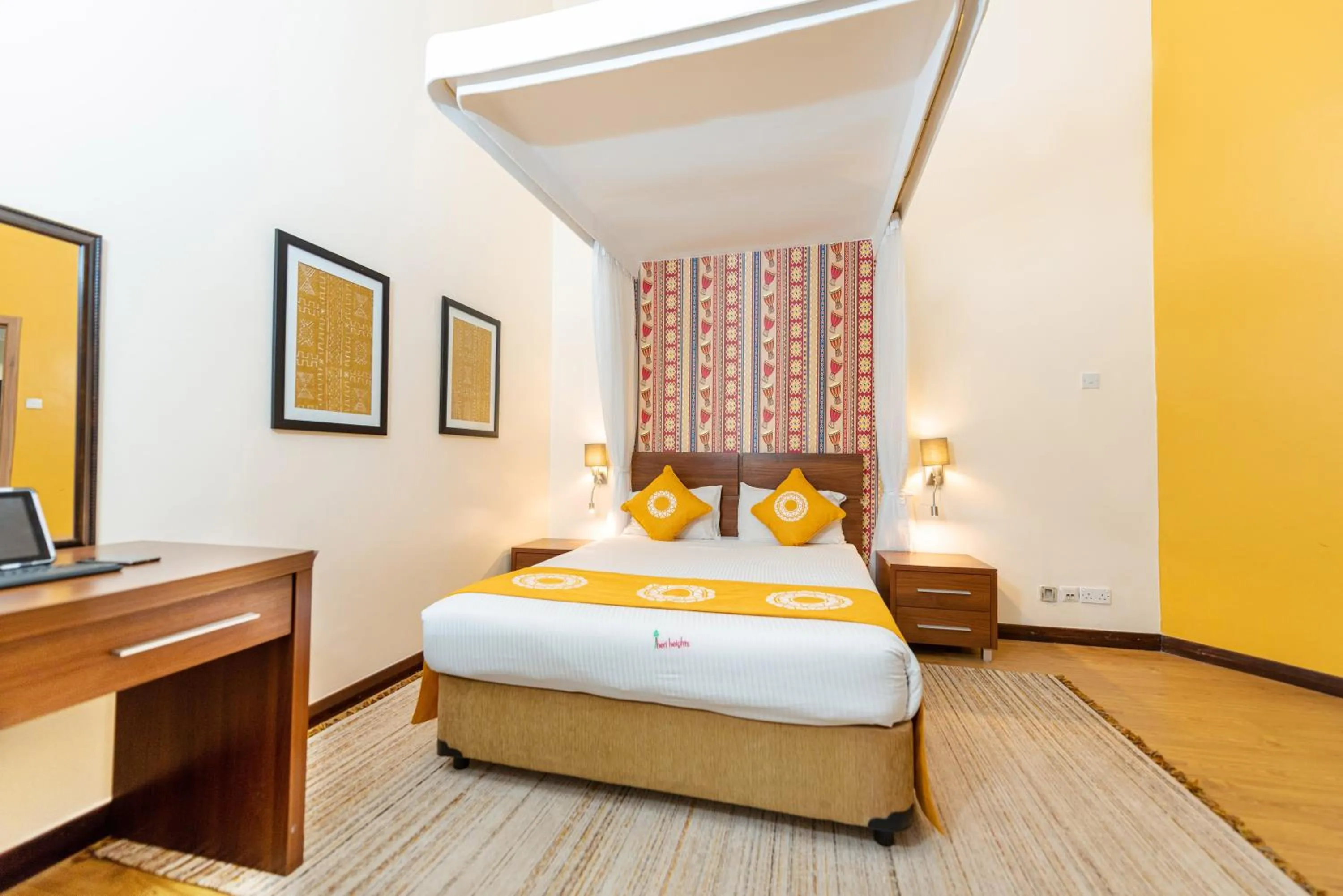 Bed in Heri Heights Hotel Apartments, SureStay Collection by Best Western
