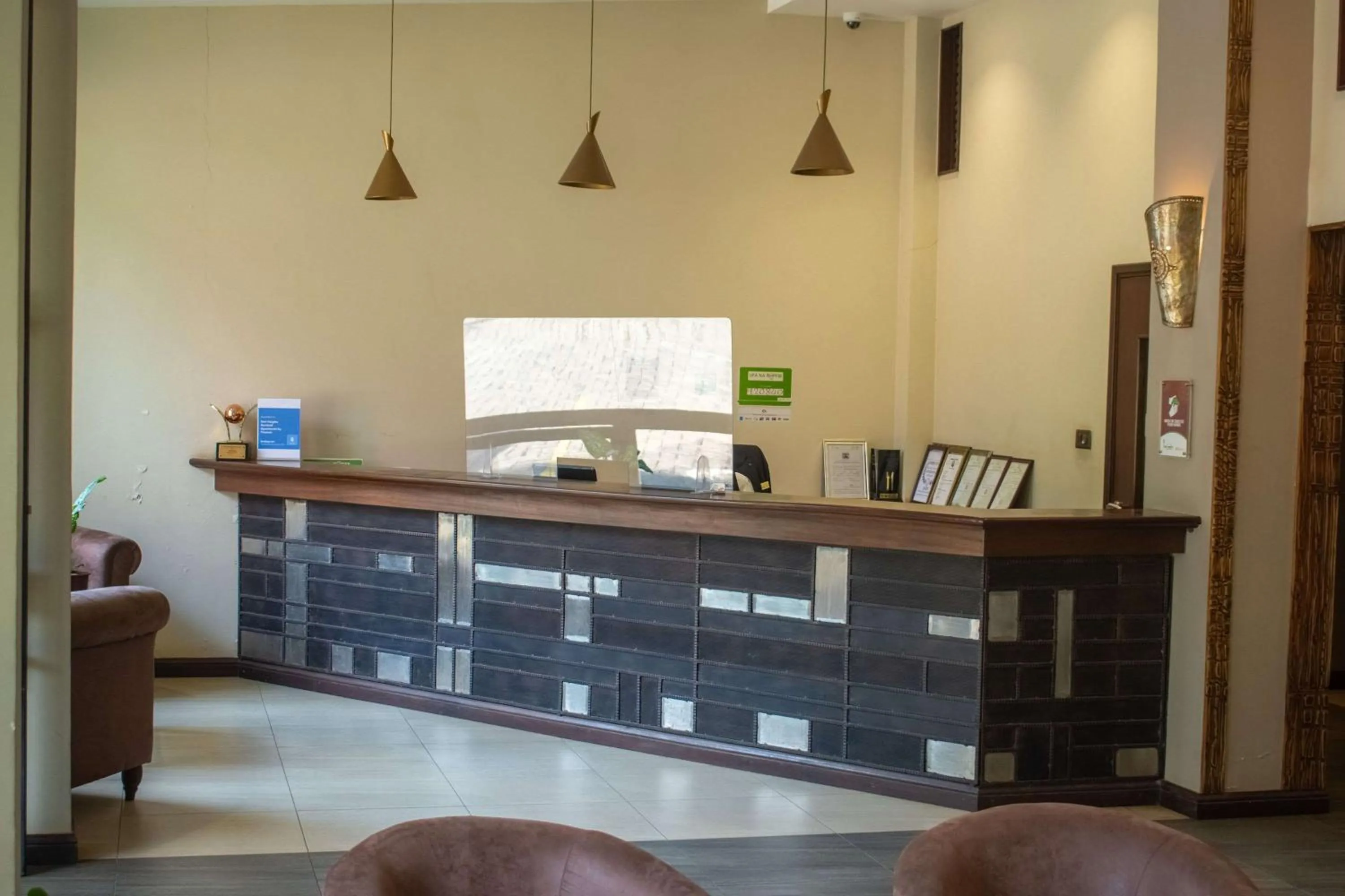 Lobby or reception in Heri Heights Hotel Apartments, SureStay Collection by Best Western